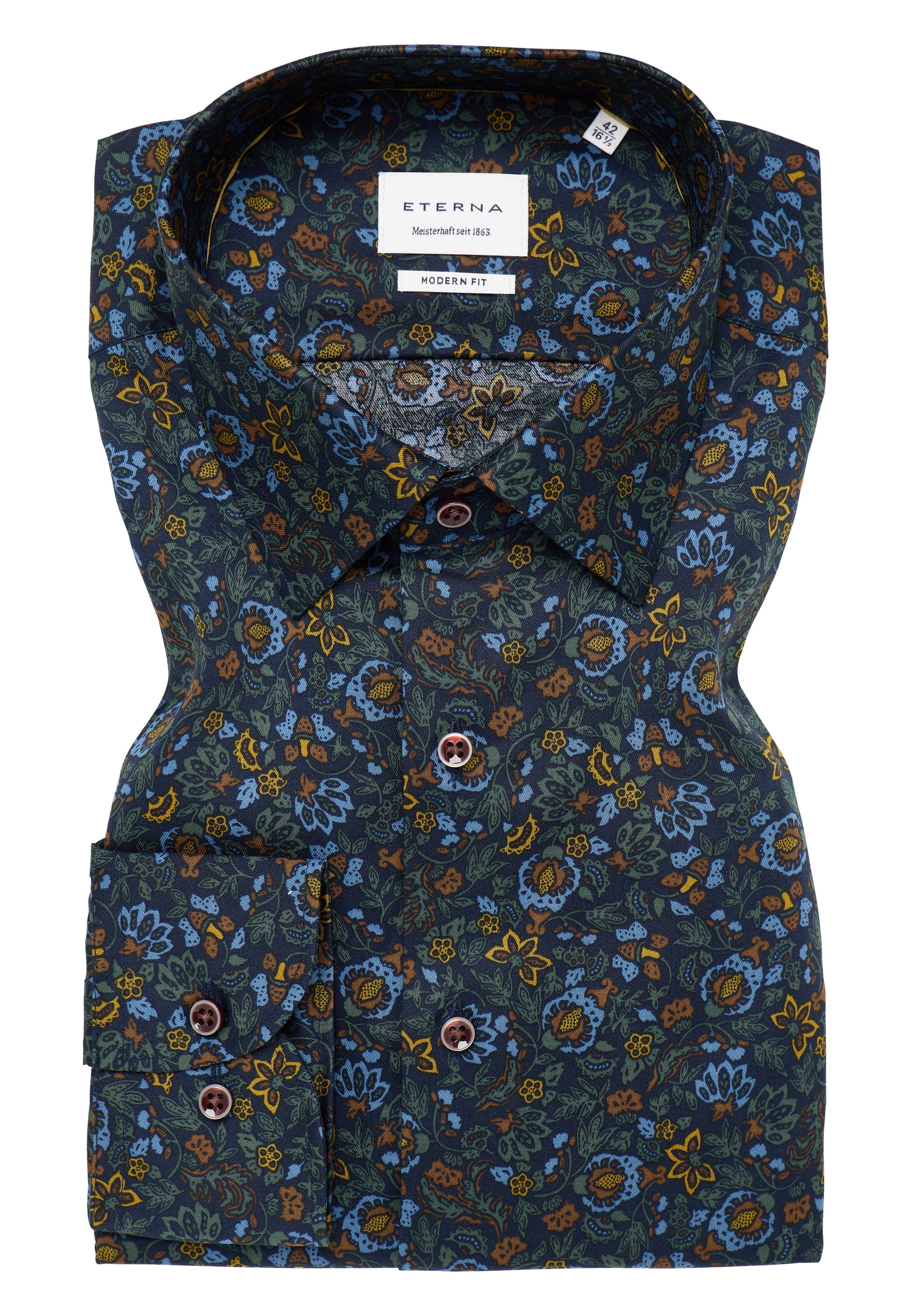 Eterna Chemise à manches longues »MODERN FIT« NON IRON (bügelfrei)