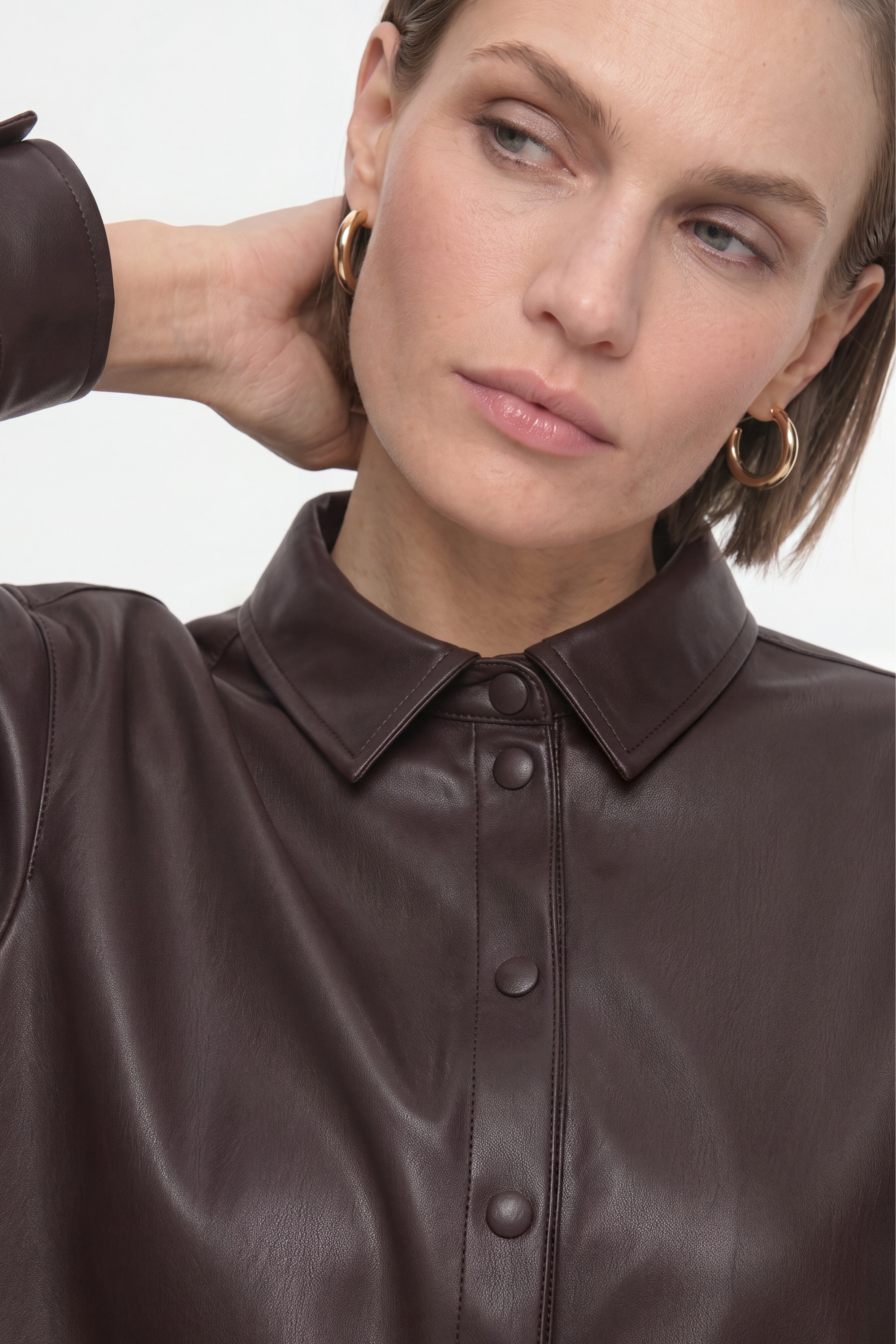 Image of RICHROYAL Blusenjacke ohne Kapuze Regular fit mit Hemdkragen