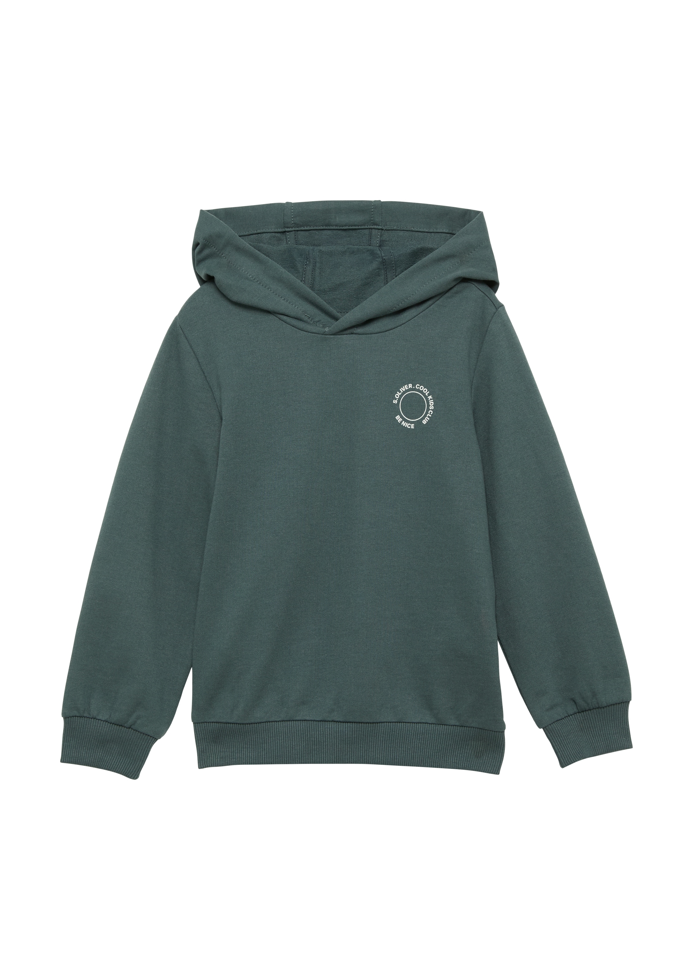 Image of s.Oliver Junior Kapuzensweatshirt, mit Logo-Print