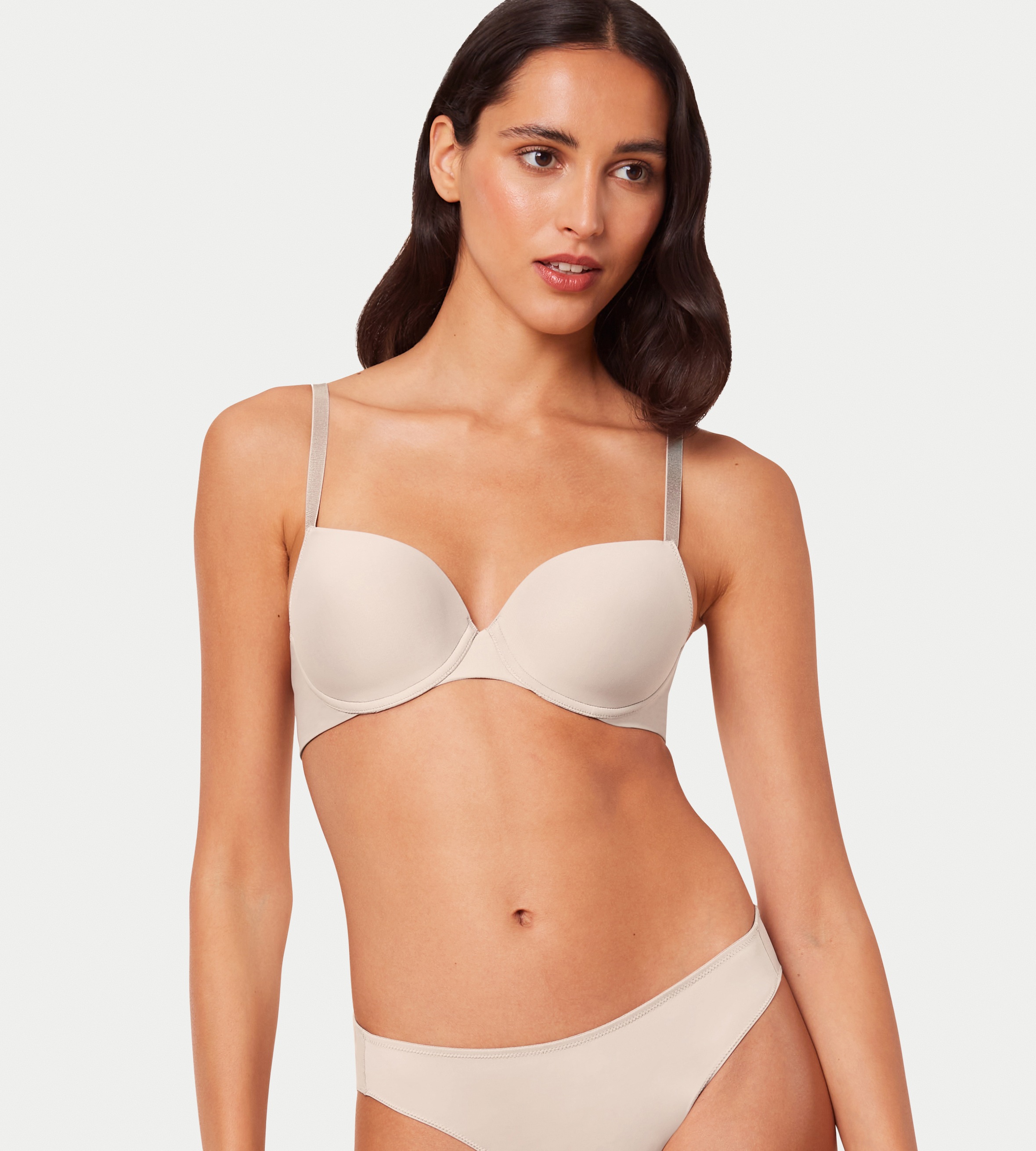 Image of Triumph Balconette-BH "Pure Micro" nahezu unsichtbar, geformte Cups, Microfaser, wattiert
