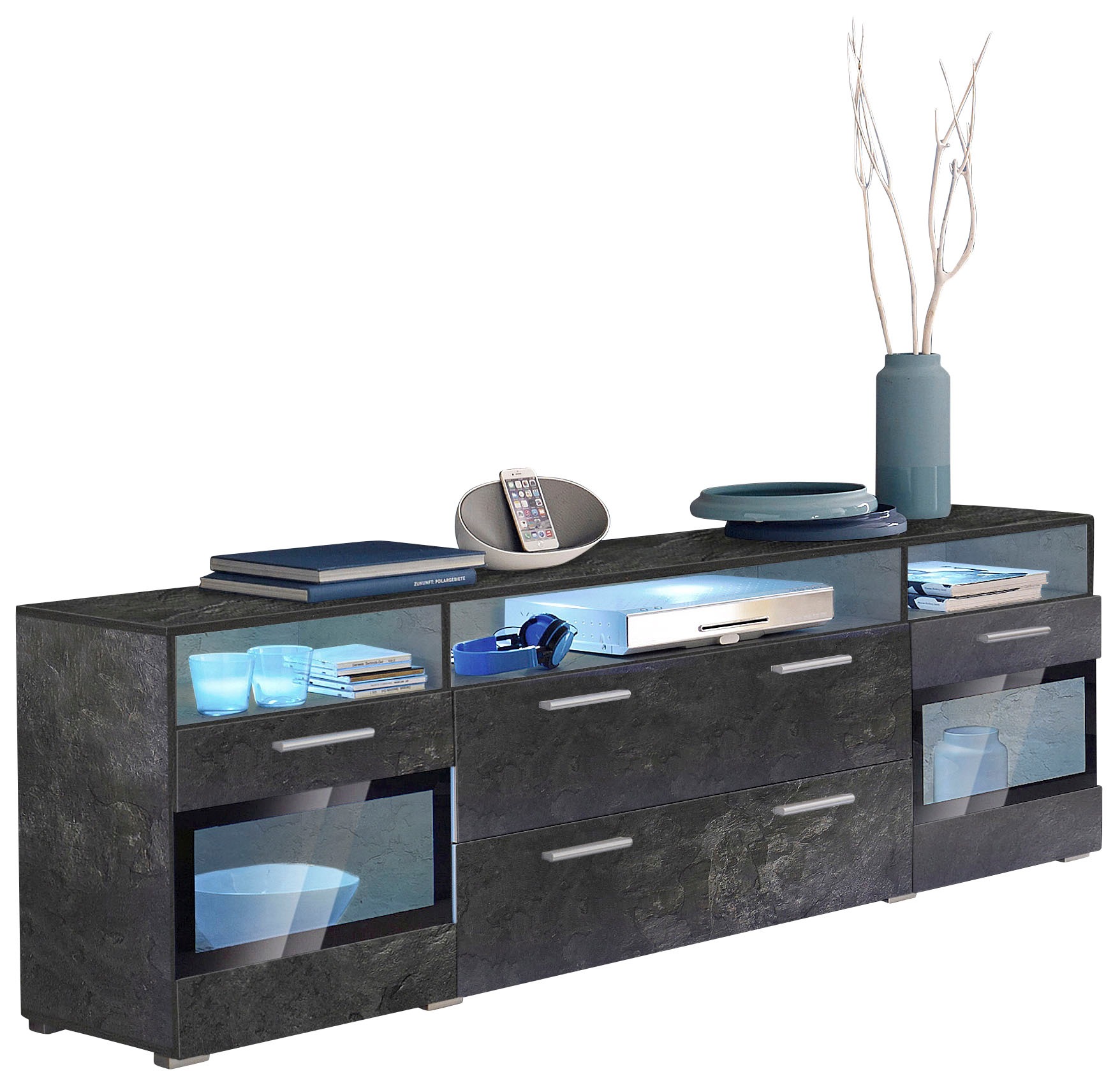 Image of Helvetia Lowboard »Sarah«, Breite 182 cm bei Ackermann Versand Schweiz