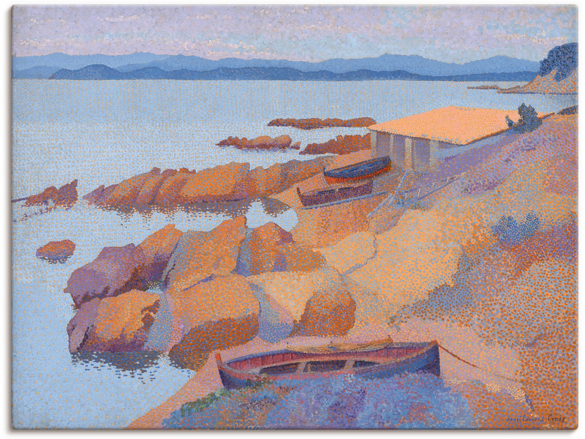 Image of Artland Wandbild »Küste nahe Antibes. 1891/92«, Küstenbilder, (1 St.), in vielen Grössen & Produktarten - Alubild / Outdoorbild für den Aussenbereich, Leinwandbild, Poster, Wandaufkleber / Wandtattoo auch für Badezimmer geeignet bei Ackermann Versand Schw