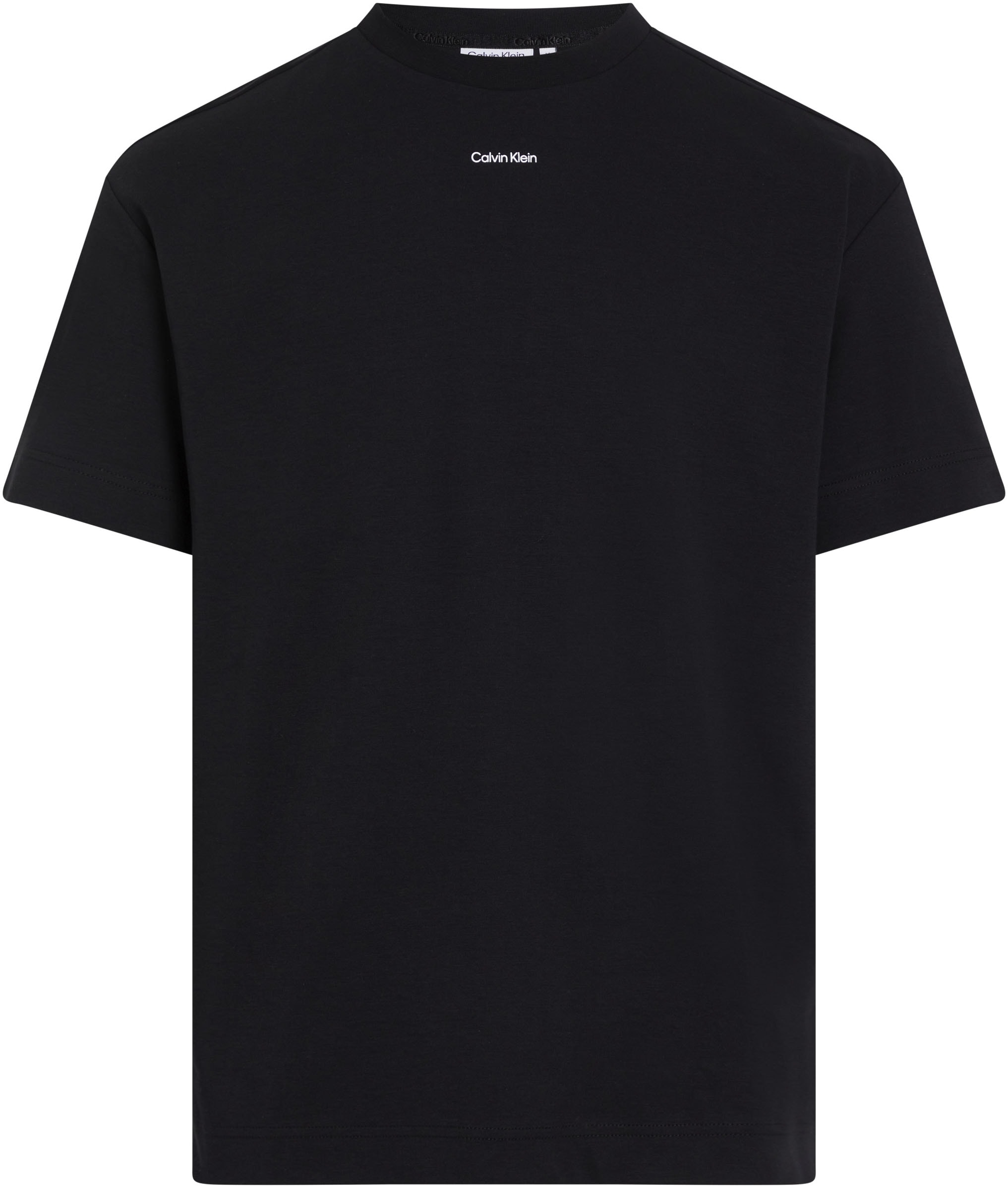 Calvin Klein Big&Tall T-Shirt »BT_NANO LOGO INTERLOCK T-SHIRT«, in Grossen Grössen mit Logoschriftzug