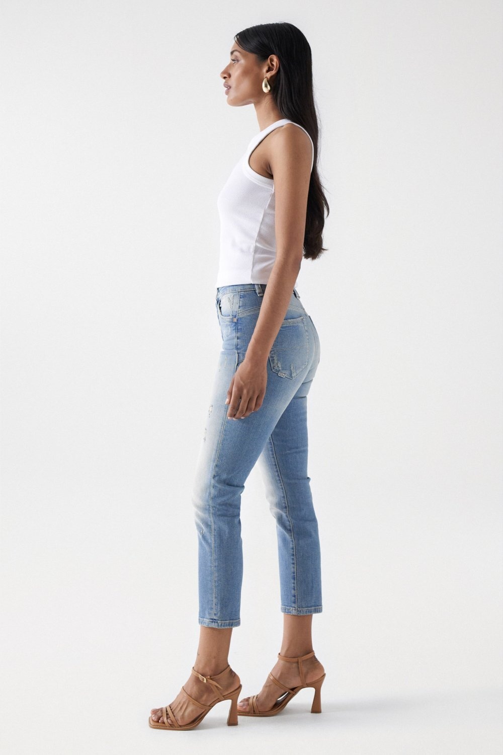 Salsa Slim-fit-Jeans »Salsa Jeans Jeans Faith Cropped Slim«