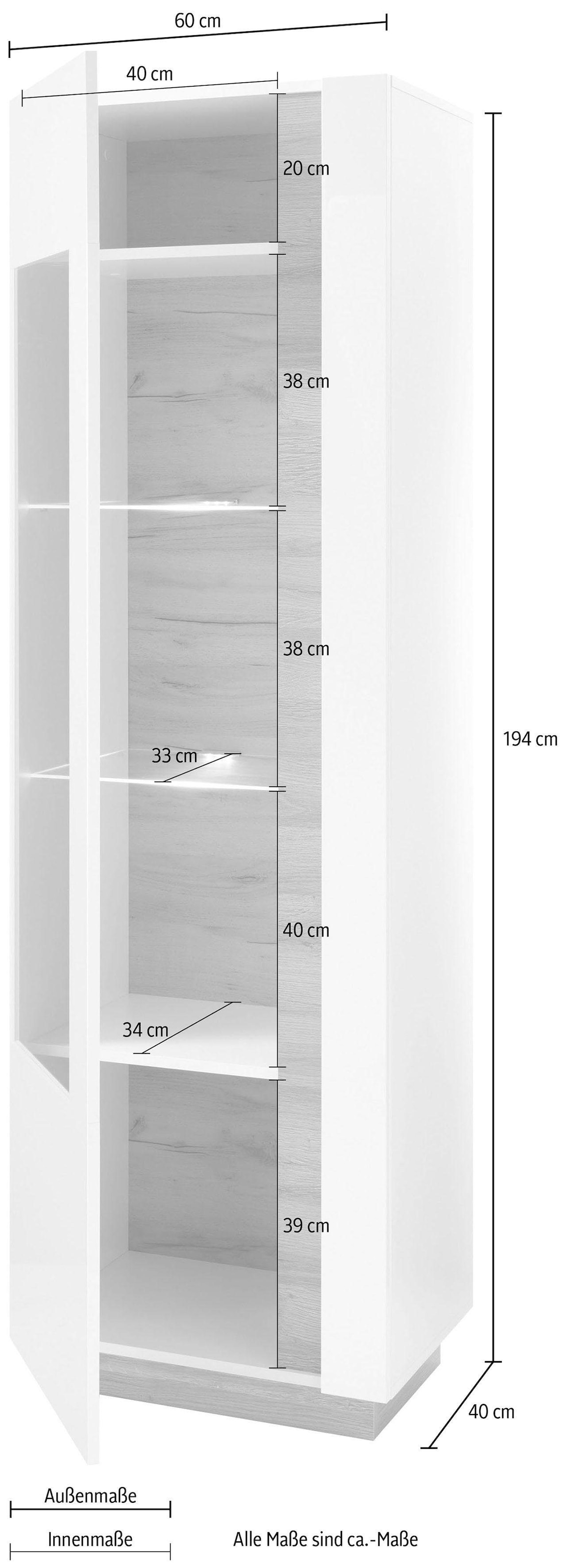 INOSIGN Vitrine »CLAiR Vitrine 23«, Höhe 194 cm kaufen