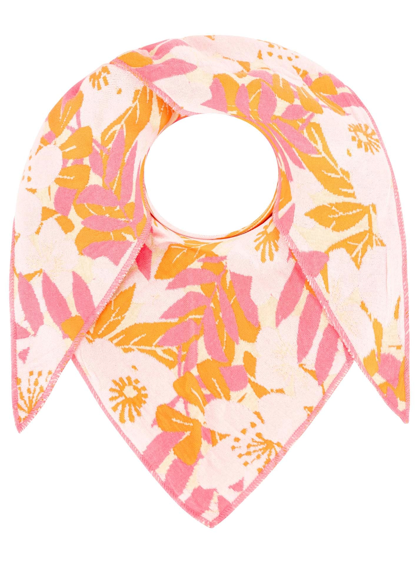 Zwillingsherz Dreieckstuch »"Blumen & Sträucher"« Strick, florales Muster, wärmend