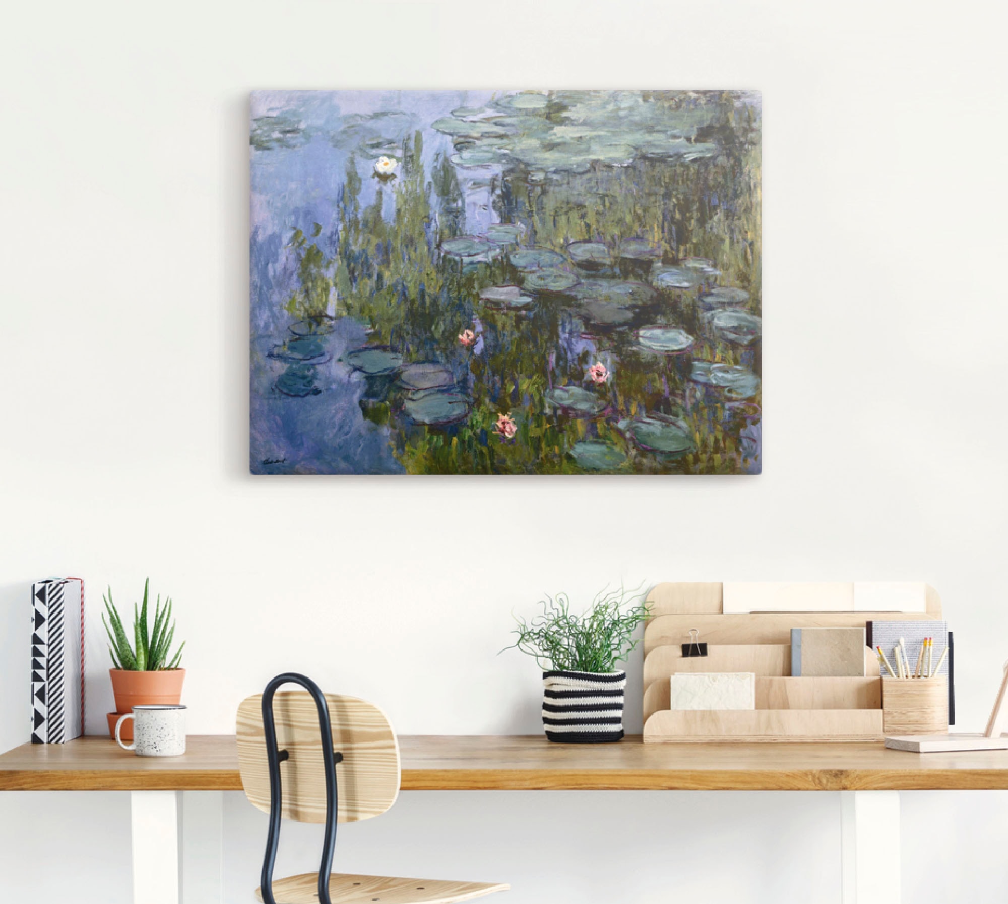 Artland Wandbild »Seerosen (Nympheas). 1918/1921.«, Blumen, (1 St.), als Leinwandbild, Poster, Wandaufkleber in verschied. Grössen