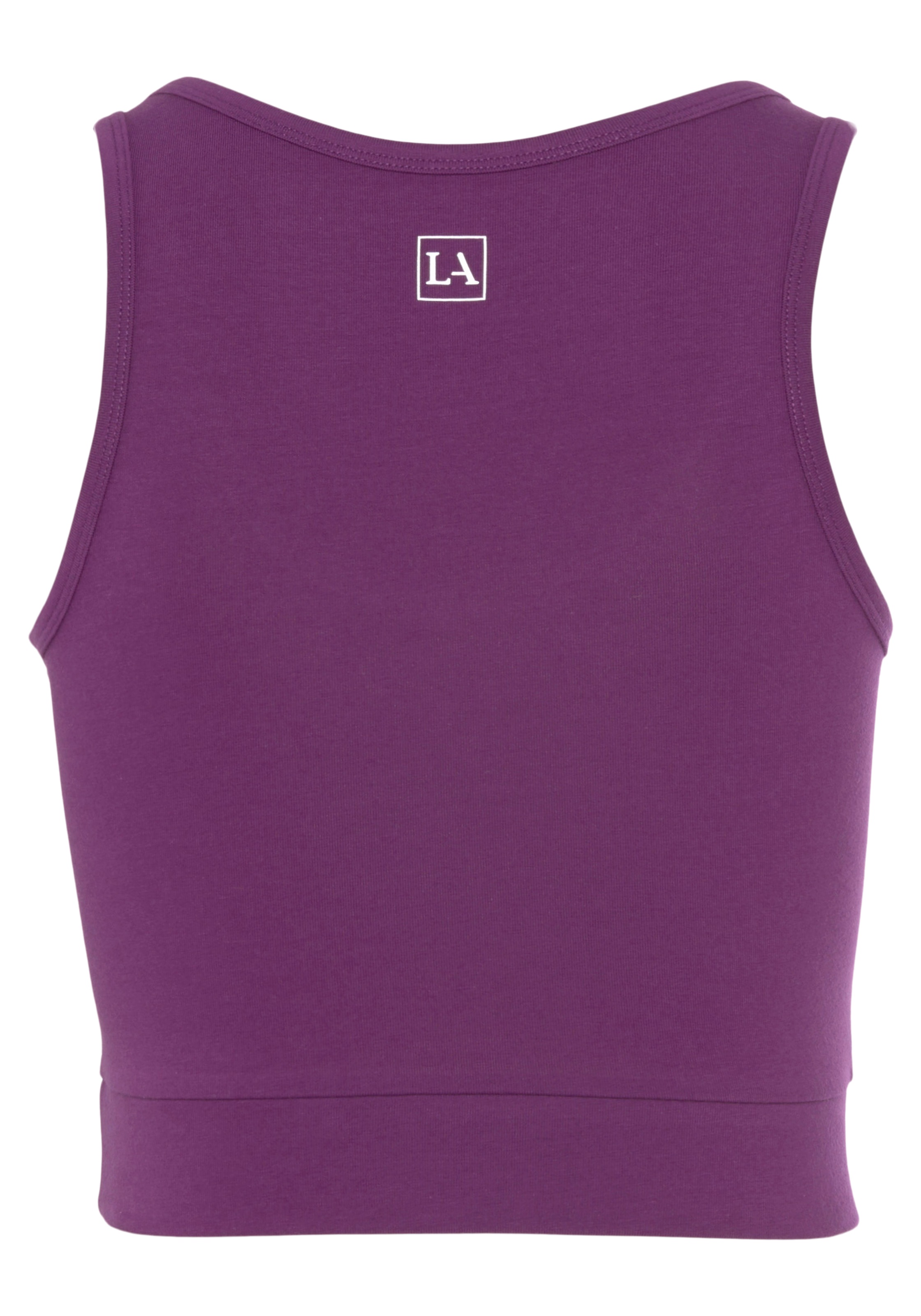 LASCANA ACTIVE Sporttop »-Basic-Crop-Top«, mit breiten Trägern