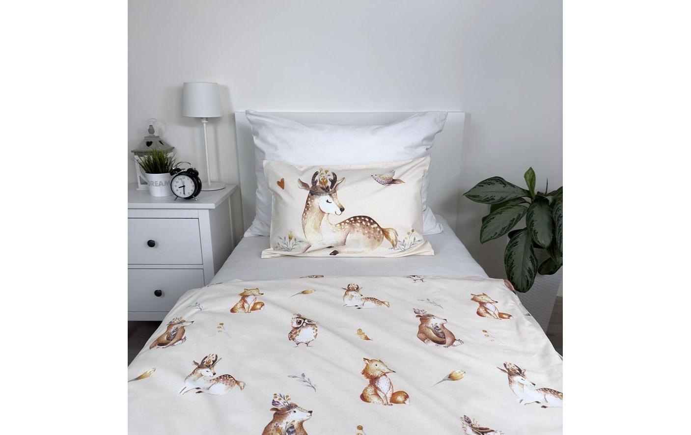 Kinderbettwäsche »Jerry Fabrics Woodland 100 x 135 cm + 40 x 60 cm«