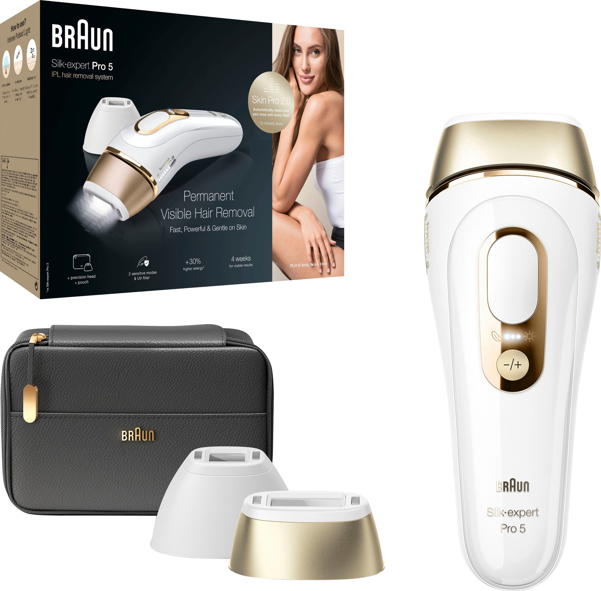 Braun IPL-Haarentferner »Silk-expert Pro IPL PL5140«, 400.000 Lichtimpulse, Skin Pro... kaufen