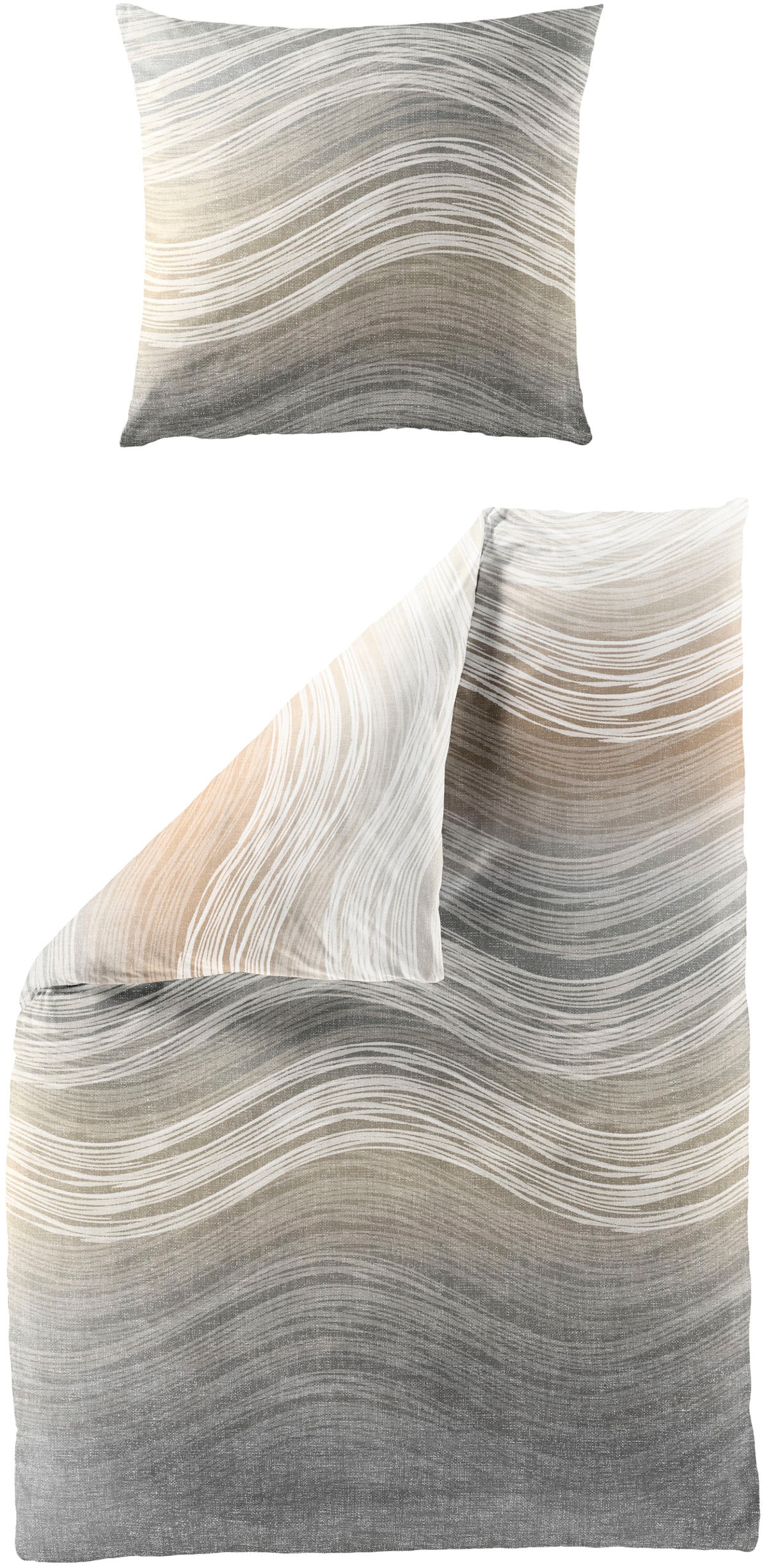 Image of BIERBAUM Bettwäsche "4061" 2 Stk. Mako-Satin, 100 % Baumwolle, pflegeleicht