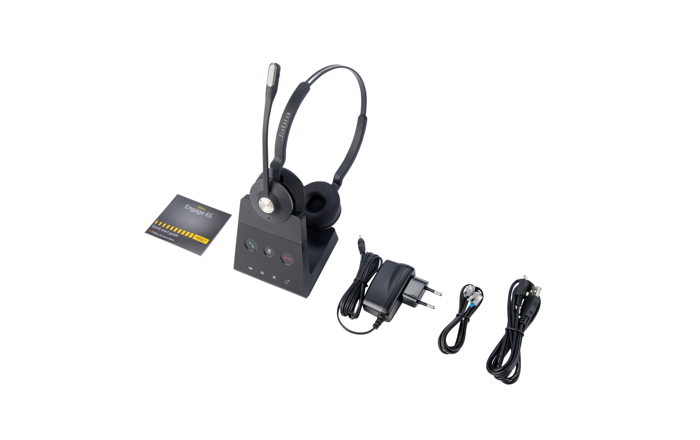 Jabra Headset »Engage 65 Stereo«, Noise-Cancelling