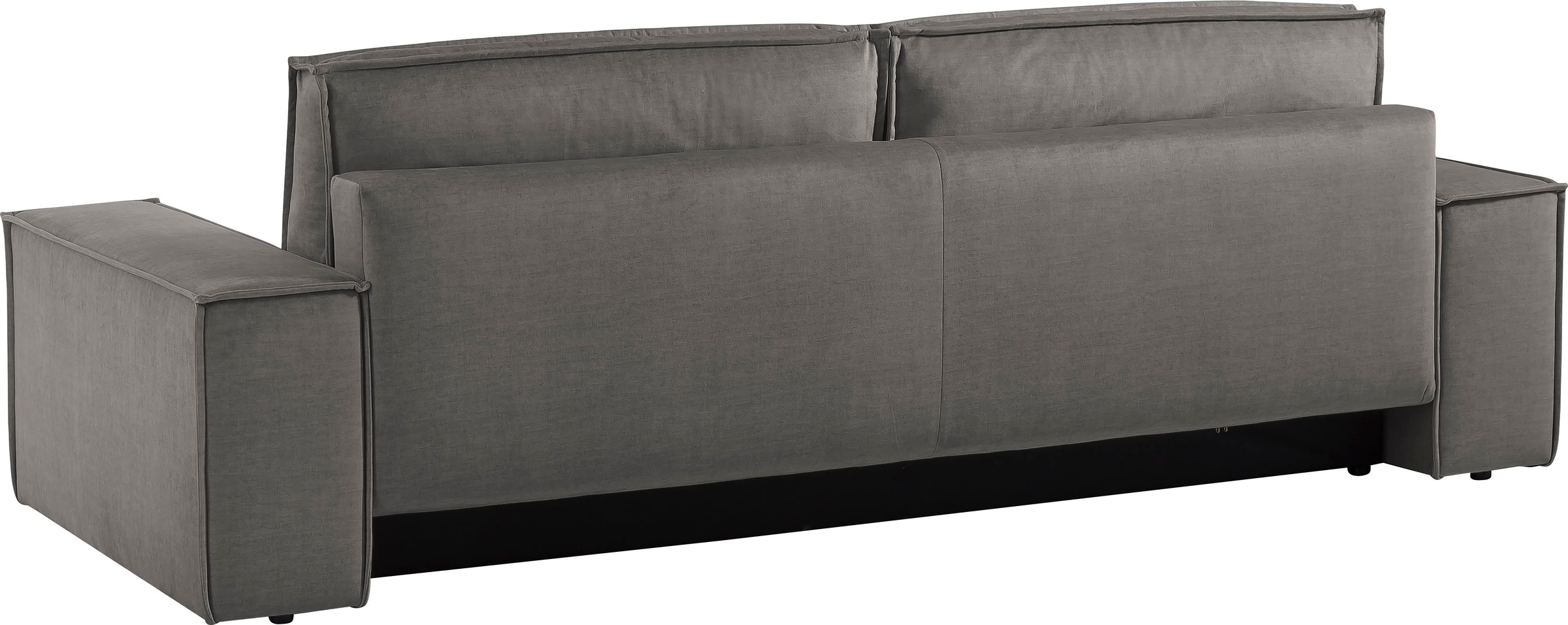 GOODproduct 3-places »SHERWOOD Samtvelours Schlafsofa (257cm)« fonction couchage avec coffre (env. 136/200cm)