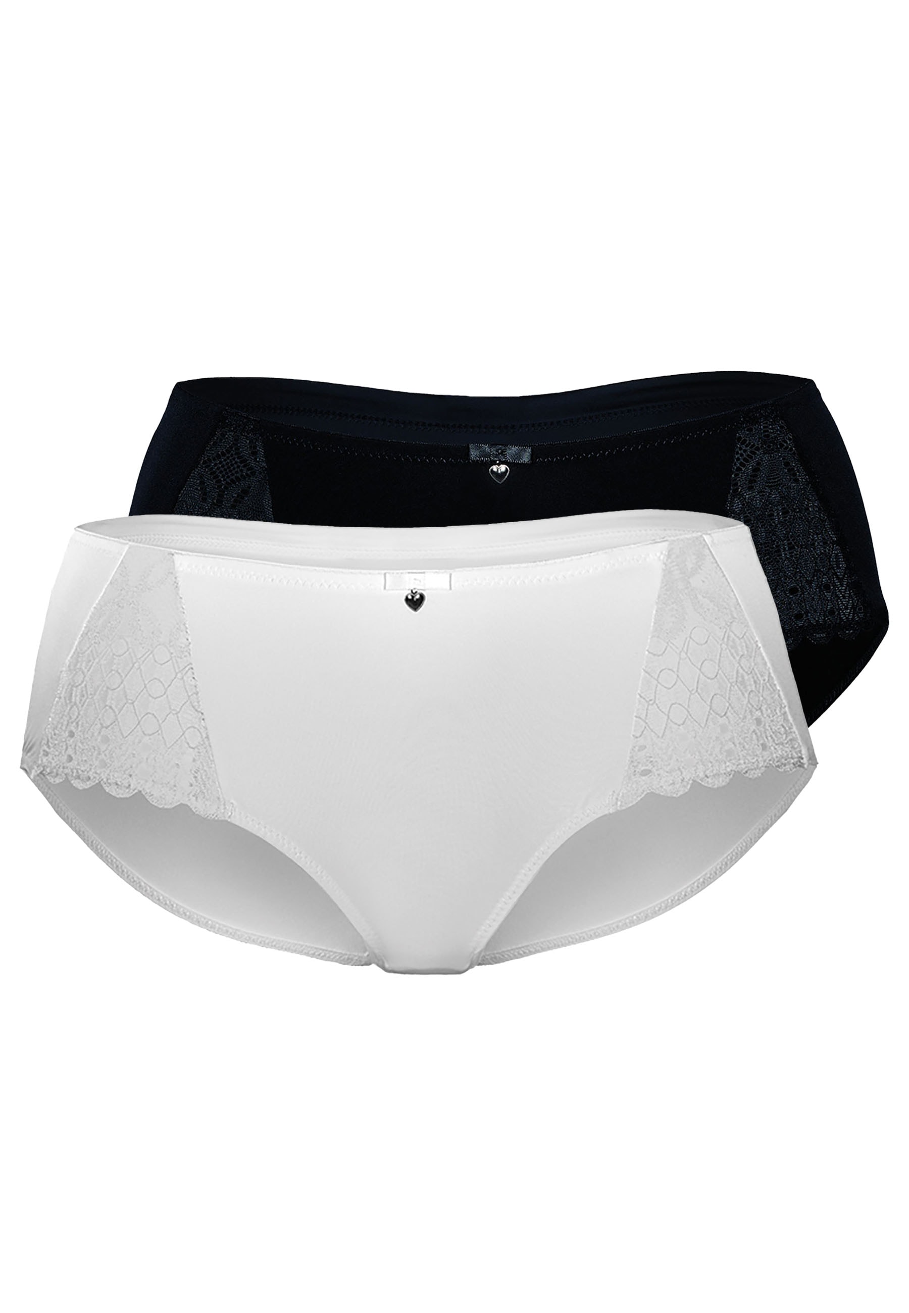 Image of Sassa Panty "Lovely Secret" 2er Pack, hochwertiger Spitze mit edlem Matt-Glanz-Effekt, feminin