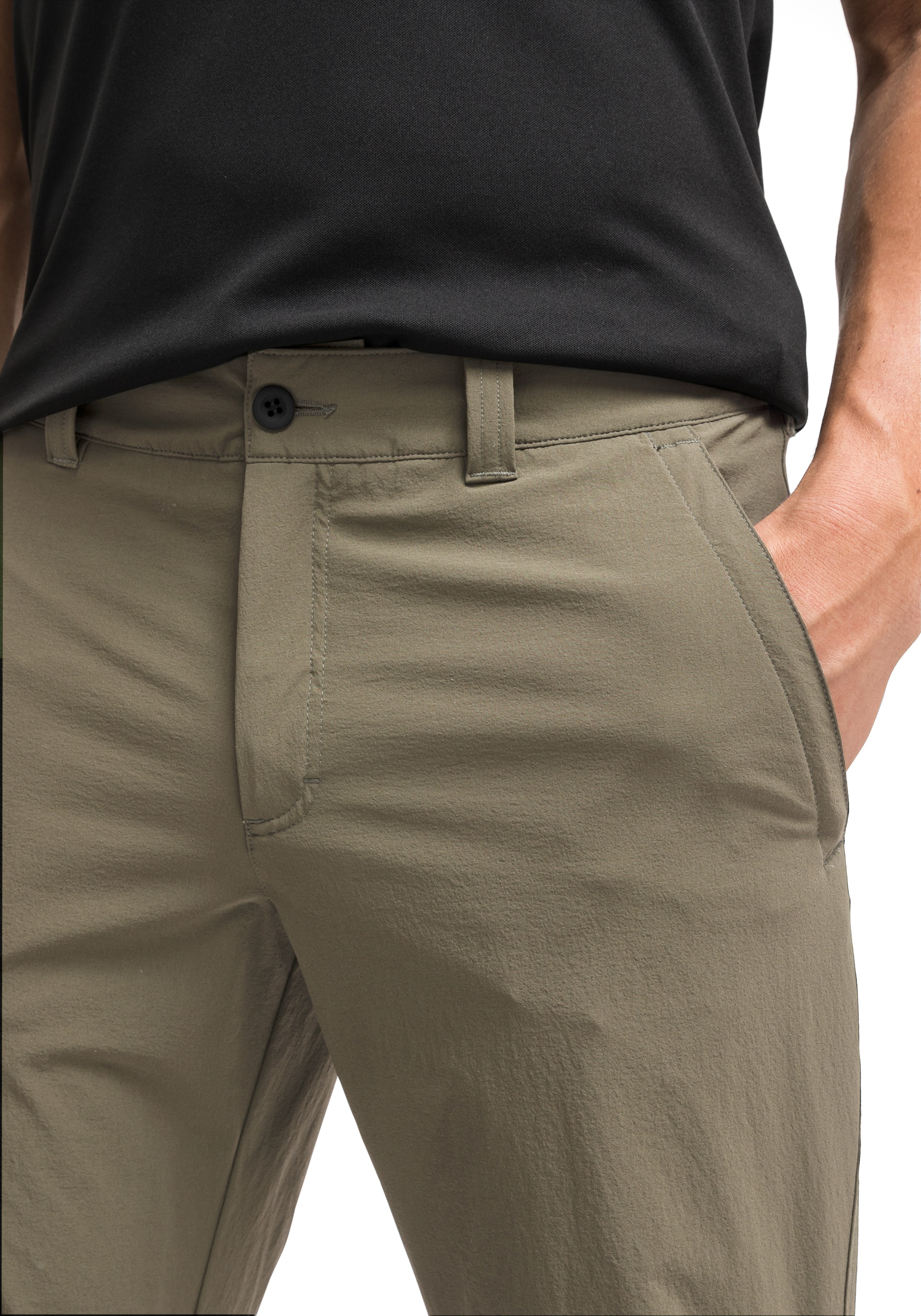 Maier Sports Funktionshose »Nil«, Herren Wanderhose, atmungsaktive Outdoor-Hose mit Roll up Funktion