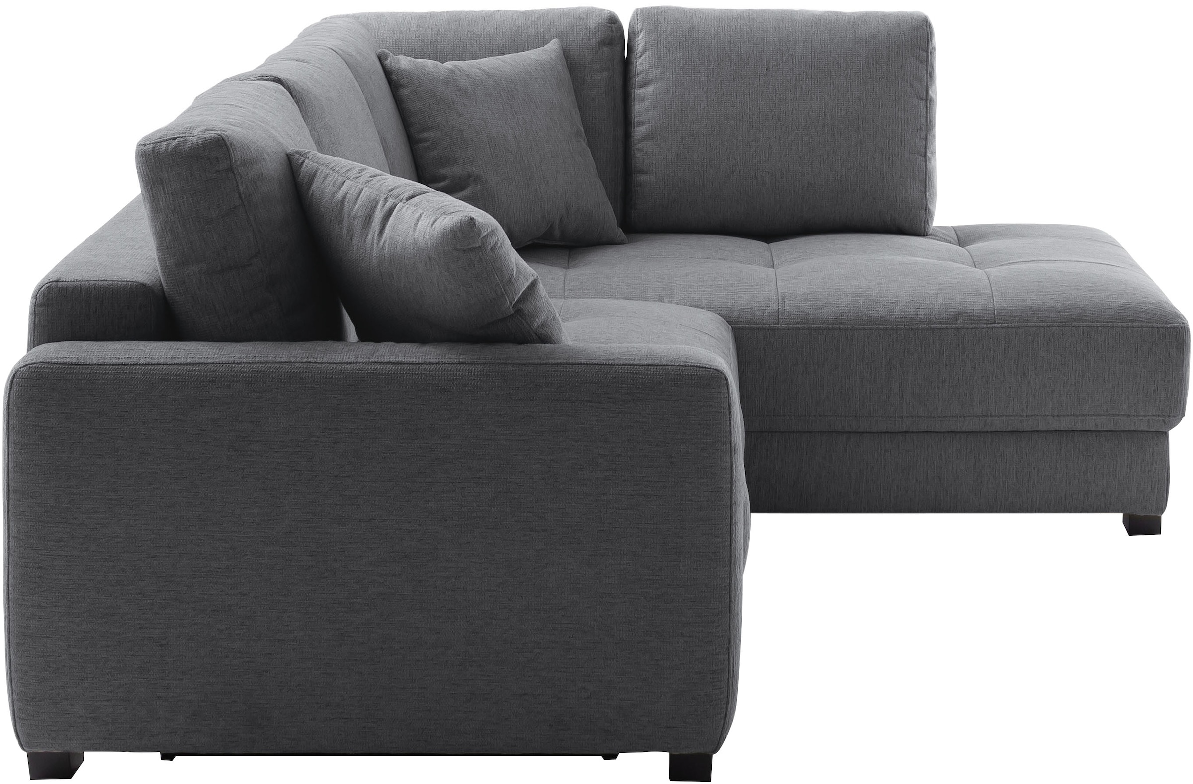 Mr. Couch Ecksofa »Pierre, L-Form mit Taschenfederkern« mit DuraSpring-Taschenfederkern bis 140 kg belastbar
