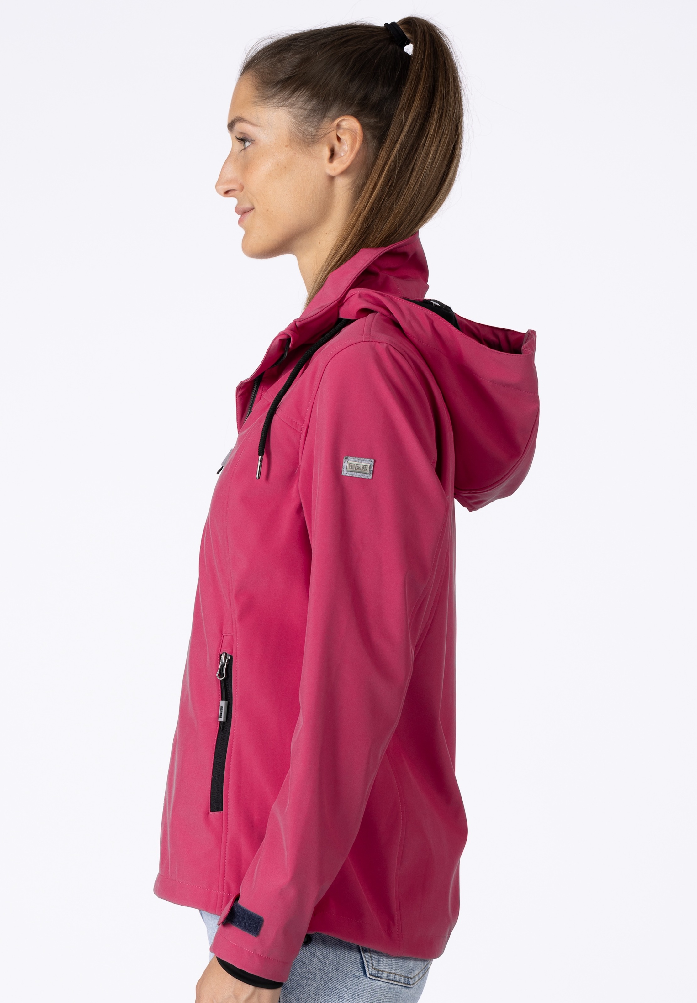 DEPROC Active Veste softshell »DECORAH PEAK V WOMEN« avec capuche amovible