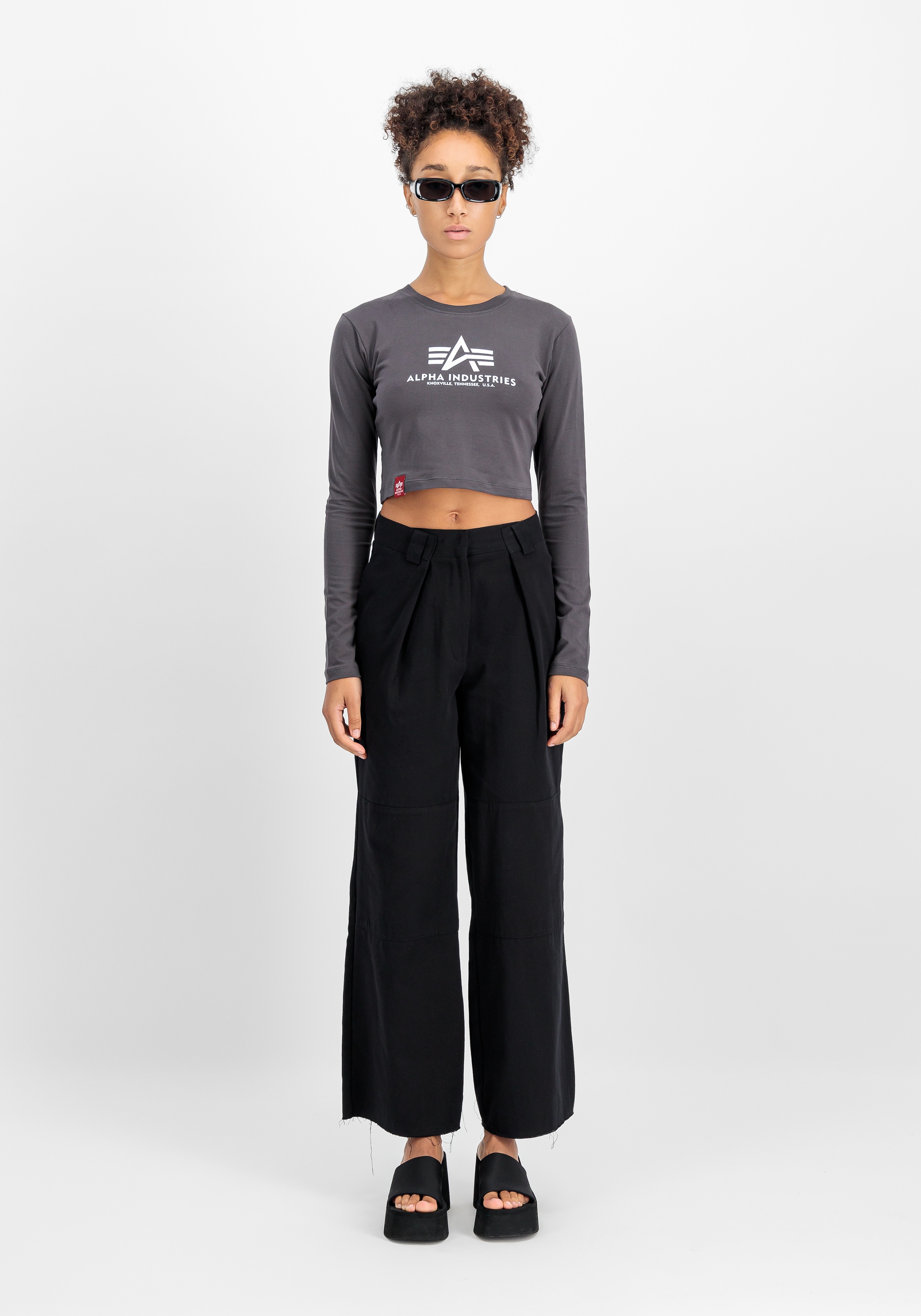 Alpha Industries Sweater »Basic Cropped Longsleeve W«