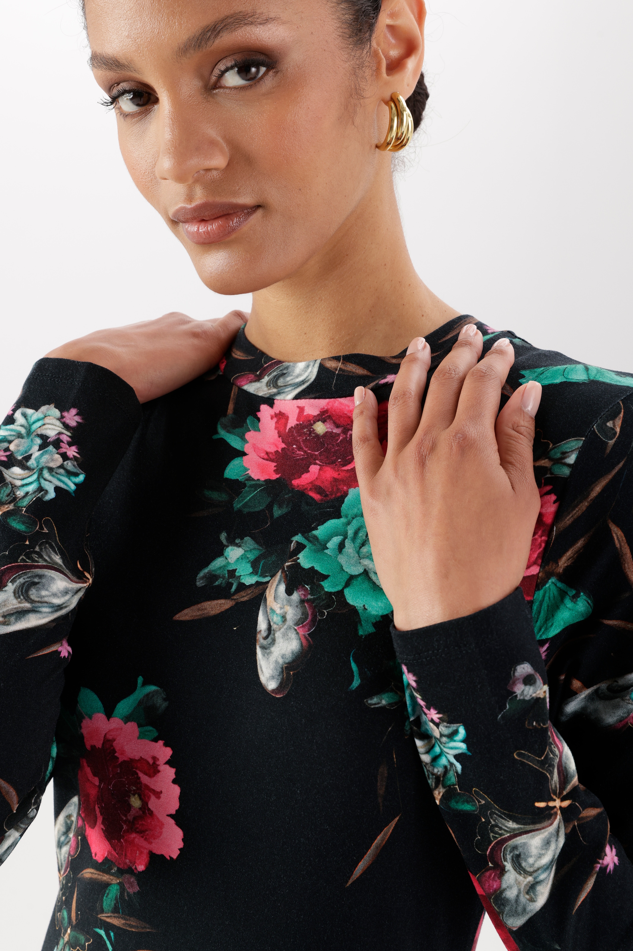 Aniston SELECTED Robe en jersey en forme légère en A - NOUVELLE COLLECTION