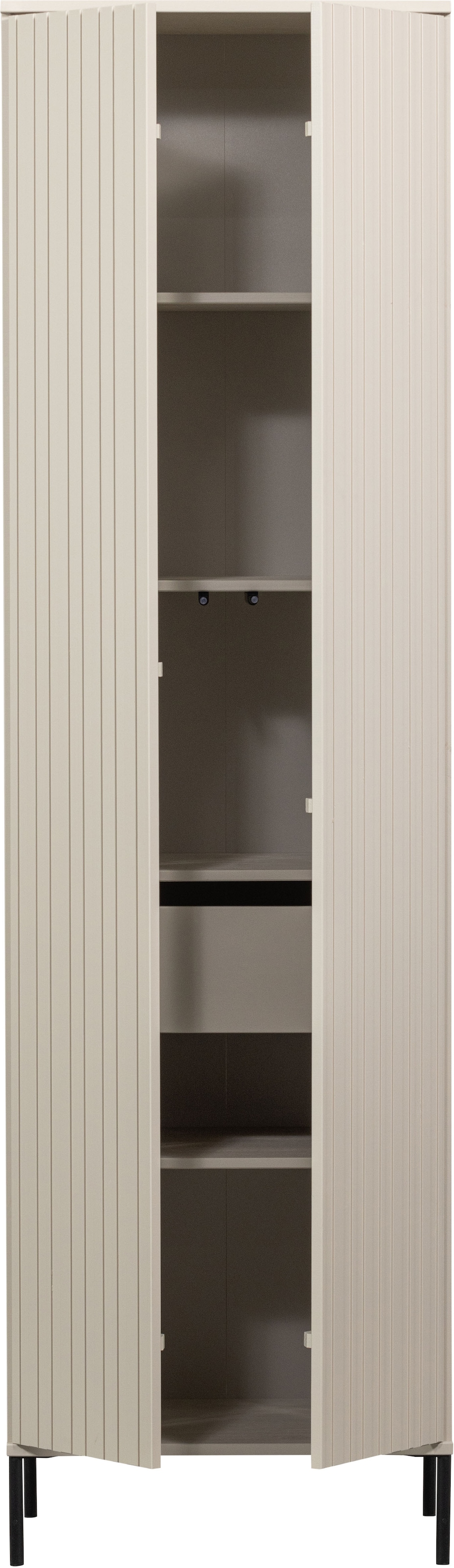 WOOOD Armoire vestiaire »New Gravure, Mehrzweckschrank mit 5 Fächern« Haut meuble New Gravure de WOOOD avec rangement, style et système push-to-open