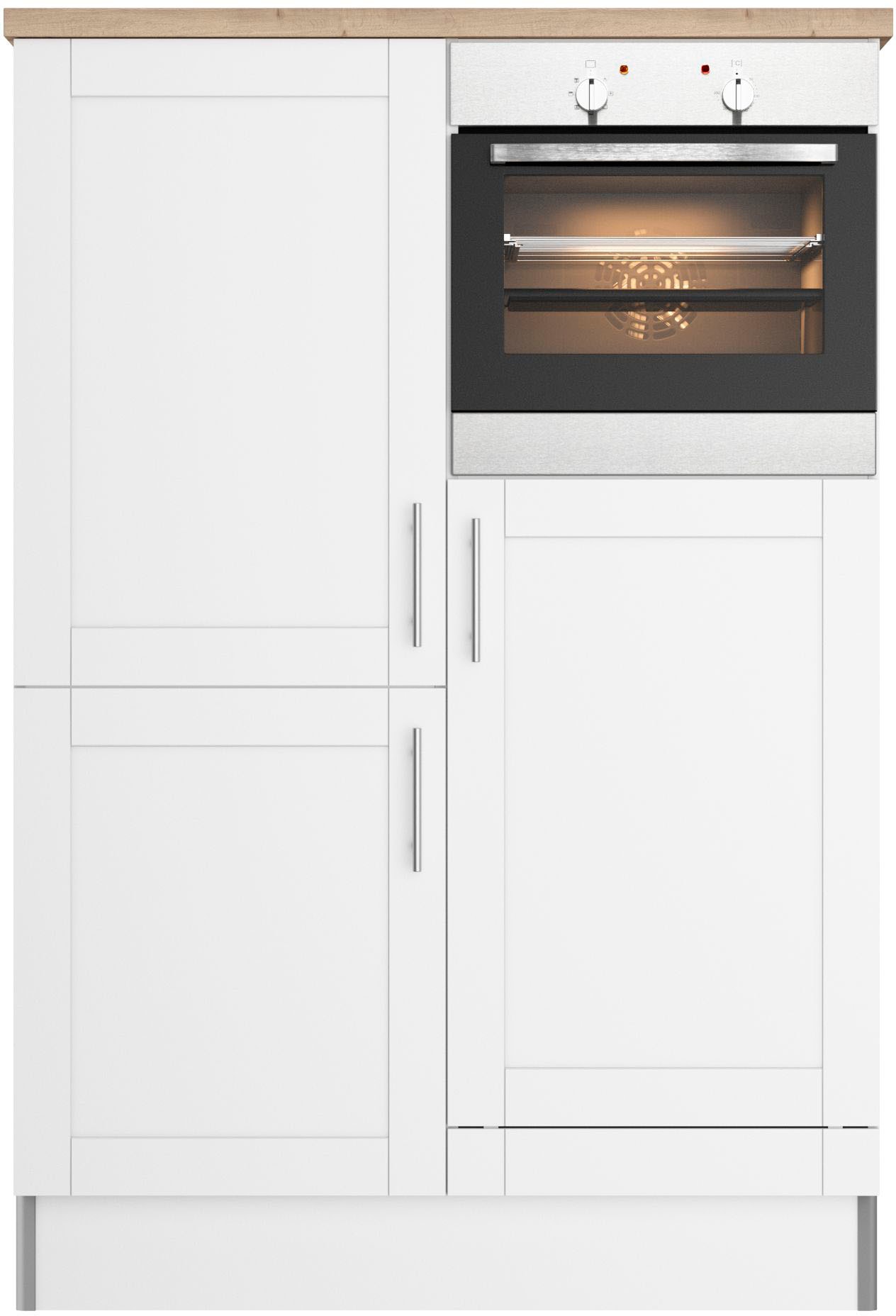 OPTIFIT Küche »Ahus, Hochschrankmodul«, Breite 120 cm,wahlweise mit E-Geräten,Soft-Close-Funktion
