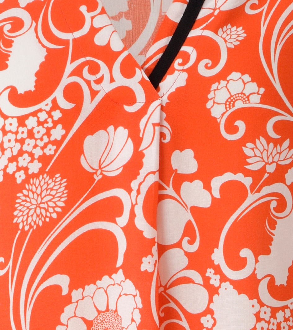 Aniston CASUAL Blouse à enfiler mit fantasievollem, grafischen Blumendruck