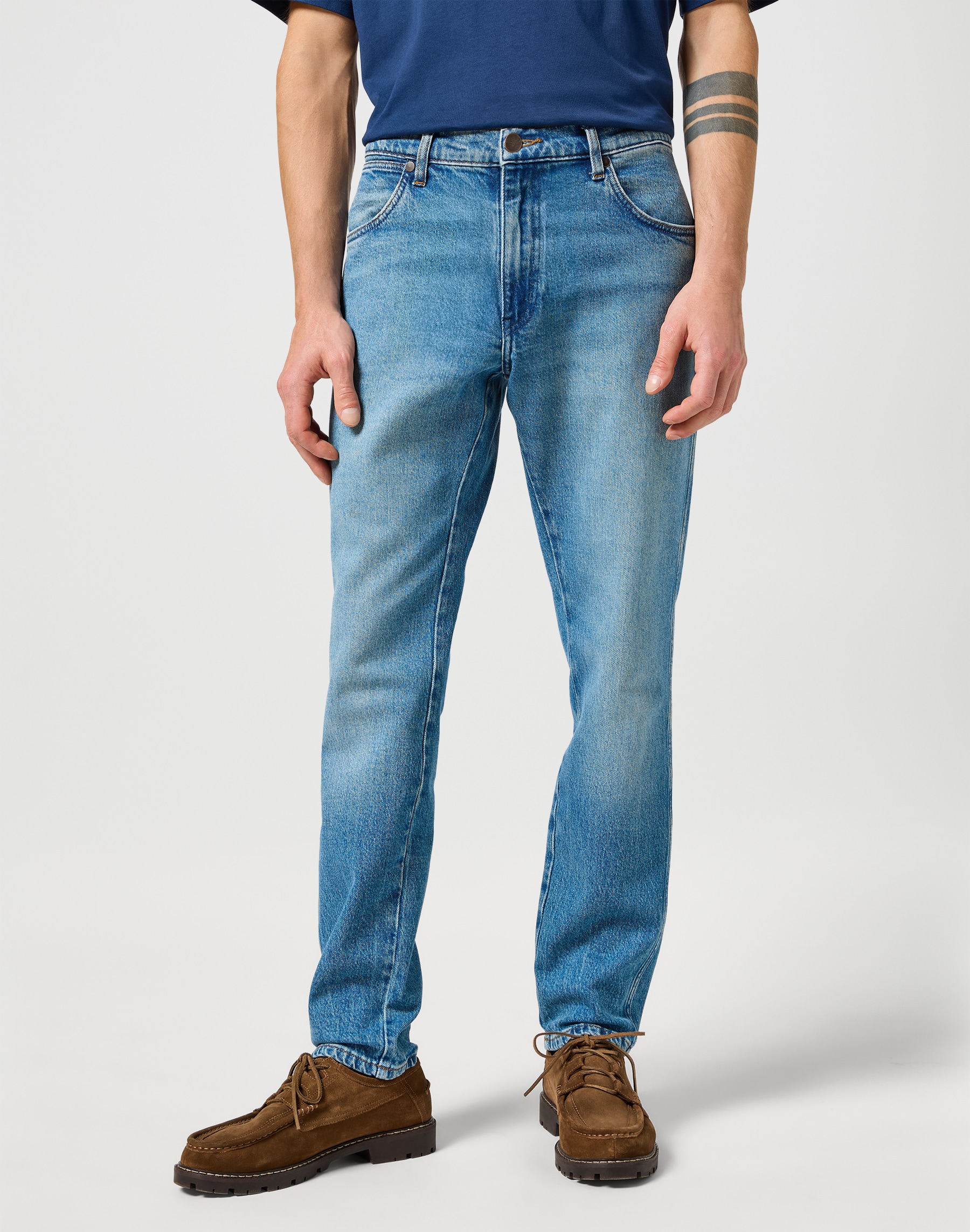 Image of Wrangler 5-Pocket-Jeans "River FREE TO STRETCH" Regular fit