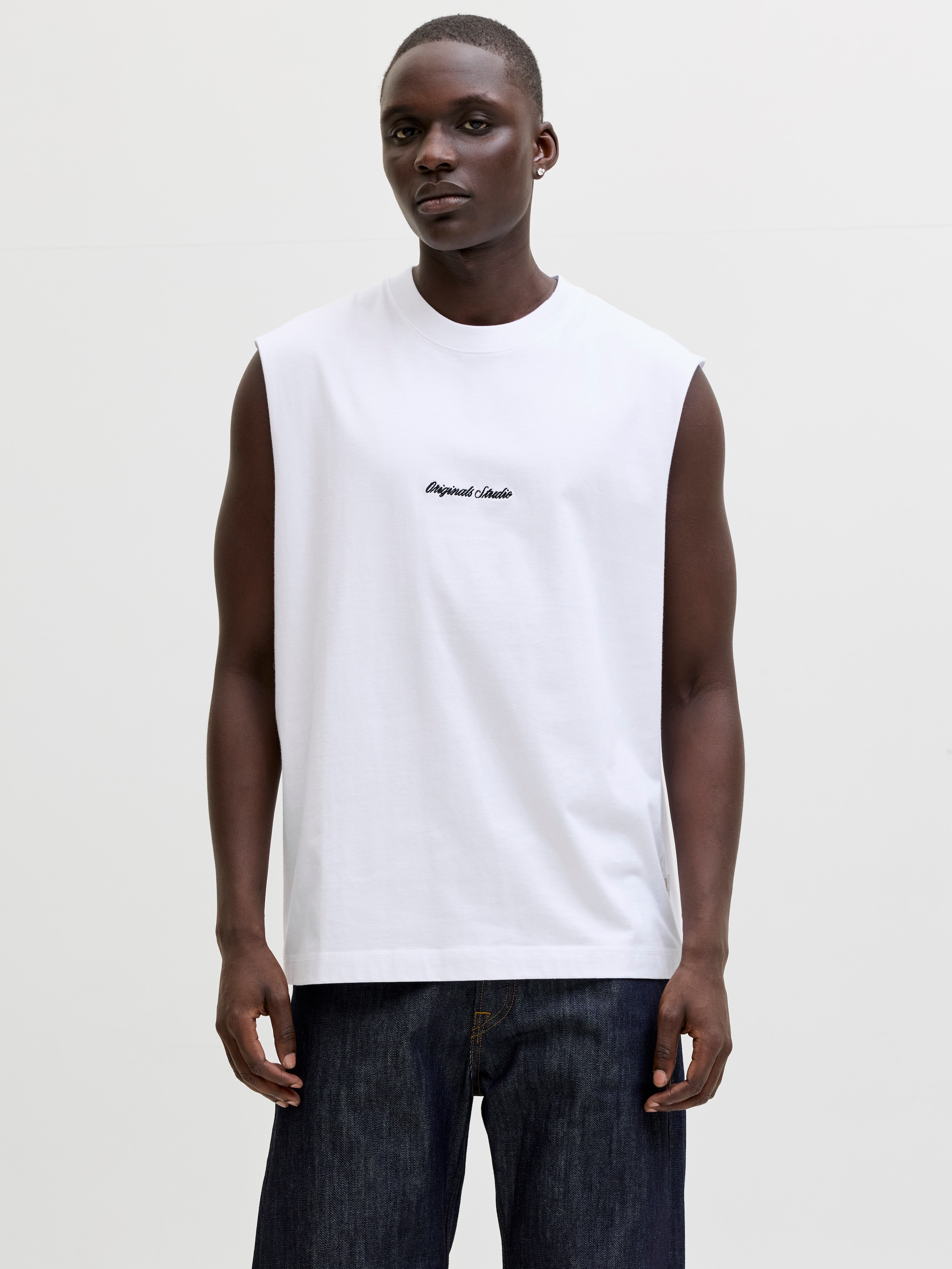 Image of Jack & Jones T-Shirt "JORNORREBRO EMB TEE SL CREW NECK LN" Baumwolle, relaxed fit