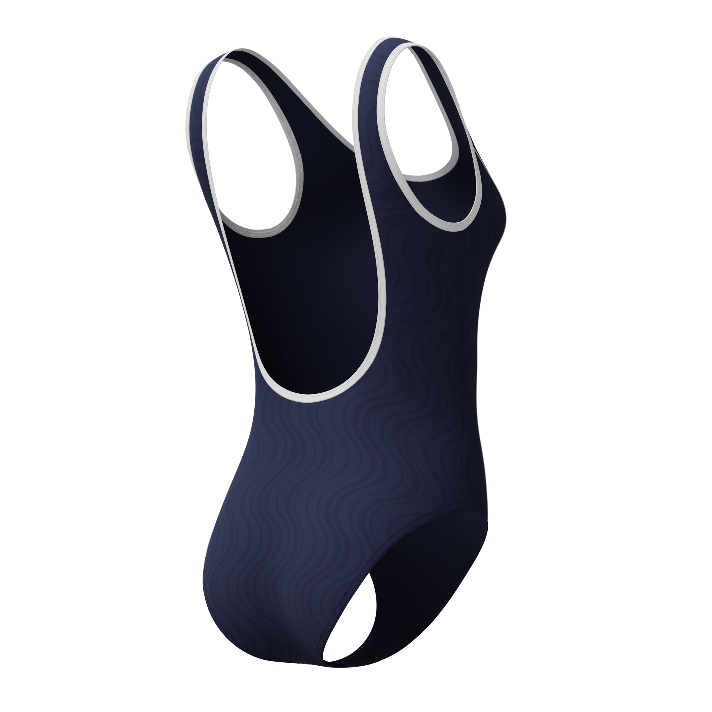 Speedo Maillot de bain »TEXTURE BOUND SCOOP 1PC NVY/WHT«