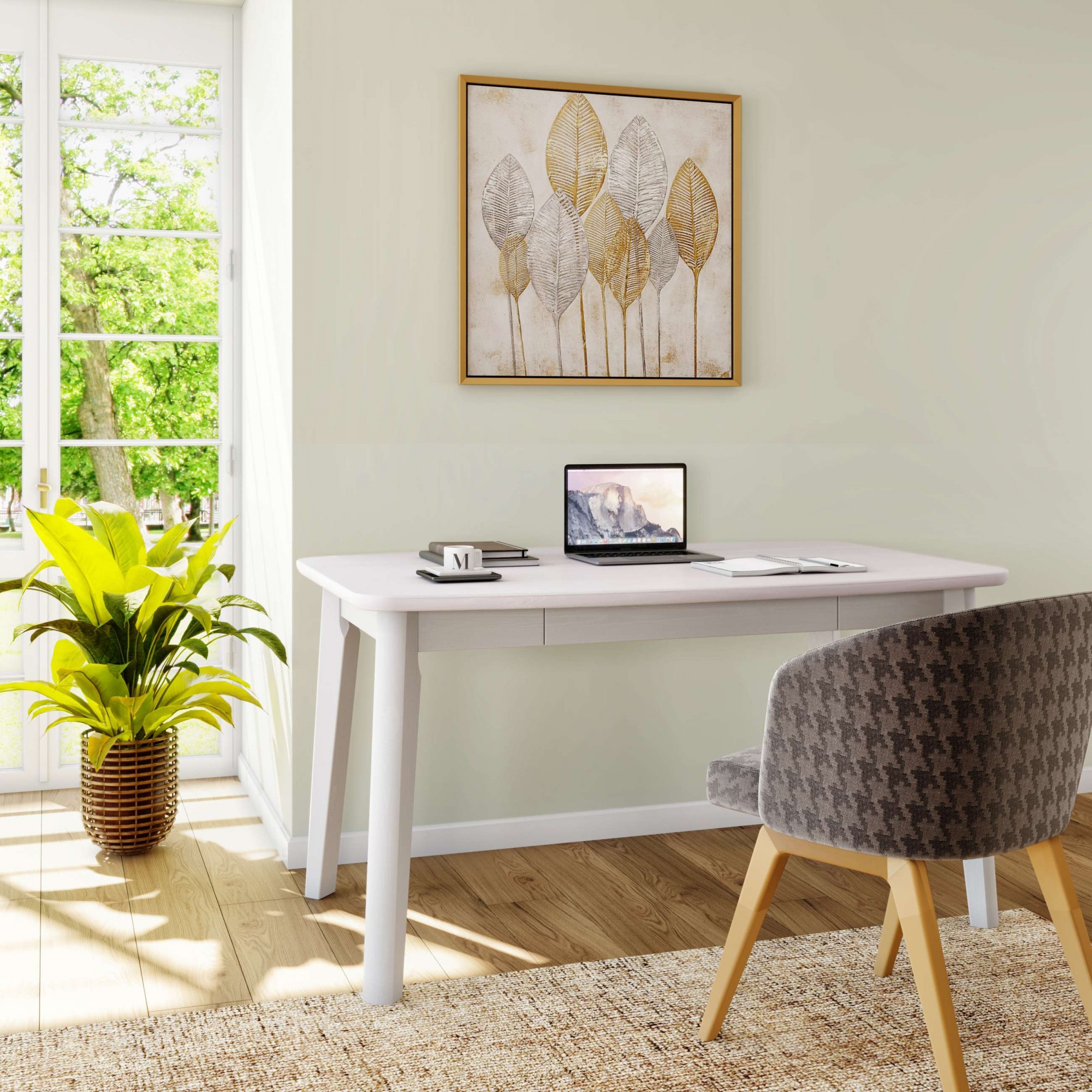 Home affaire Esstisch »Palermo, multifunktionaler Tisch, Arbeitstisch, Schreibtisch«, mit Stauraum, Platte aufklappbar, Home Office Schreibtisch, Massivholz