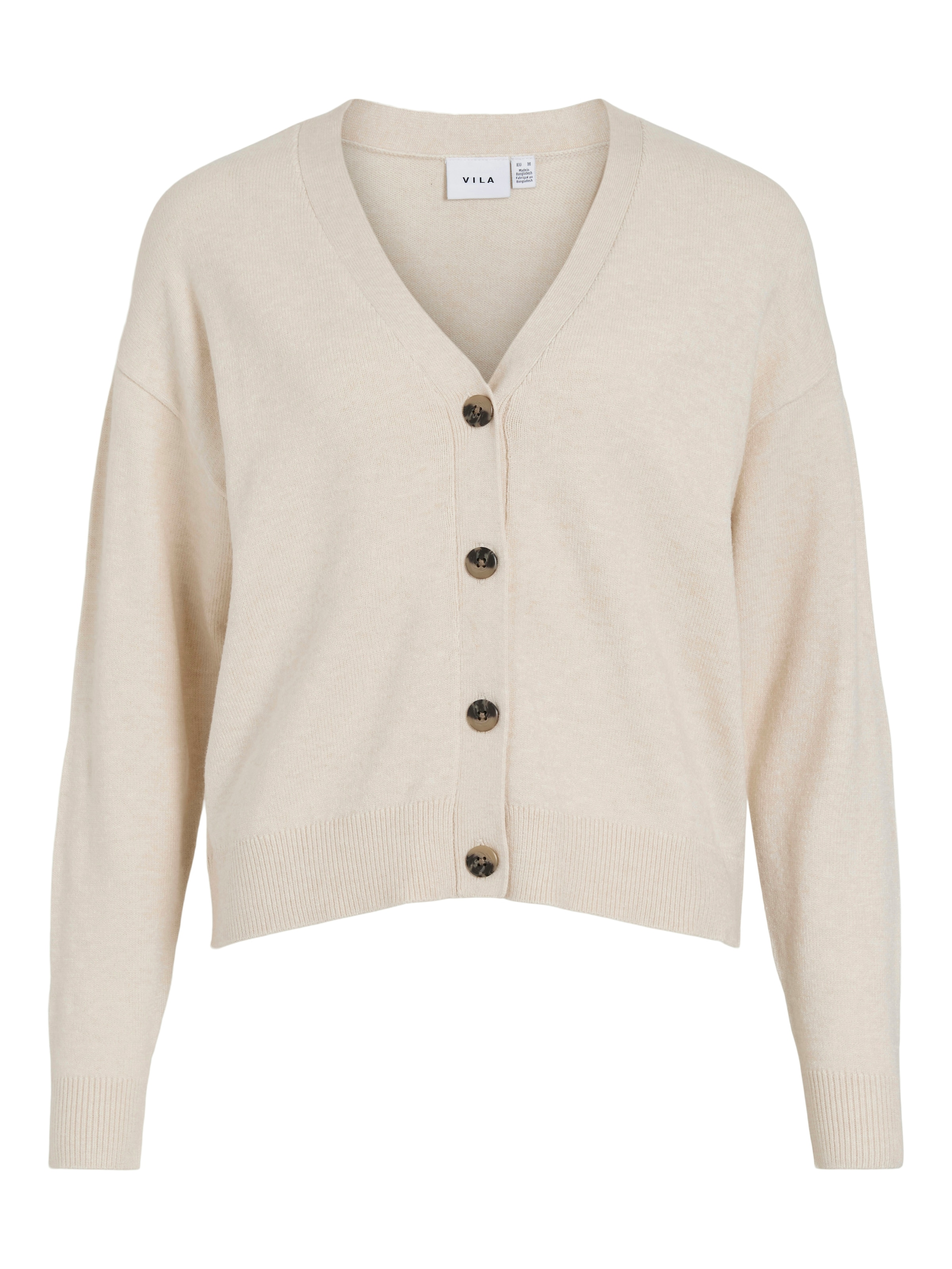 Vila Veste en tricot »VIRIL V-NECK KNIT CARDIGAN - NOOS« mélange de matériaux, coupe régulière