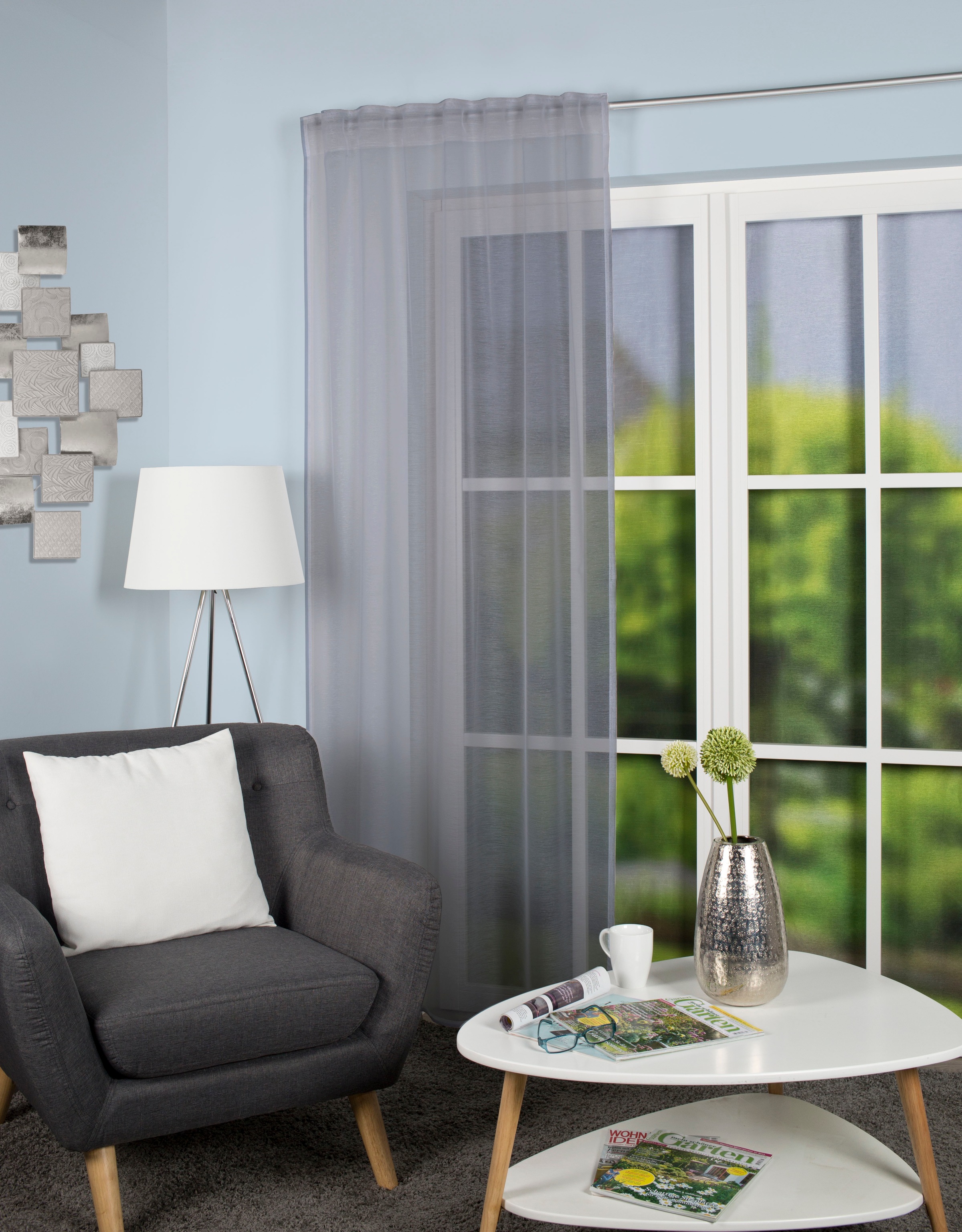 Image of Home Basics Gardine »VINA«, (1 St.), halbtransparent bei Ackermann Versand Schweiz