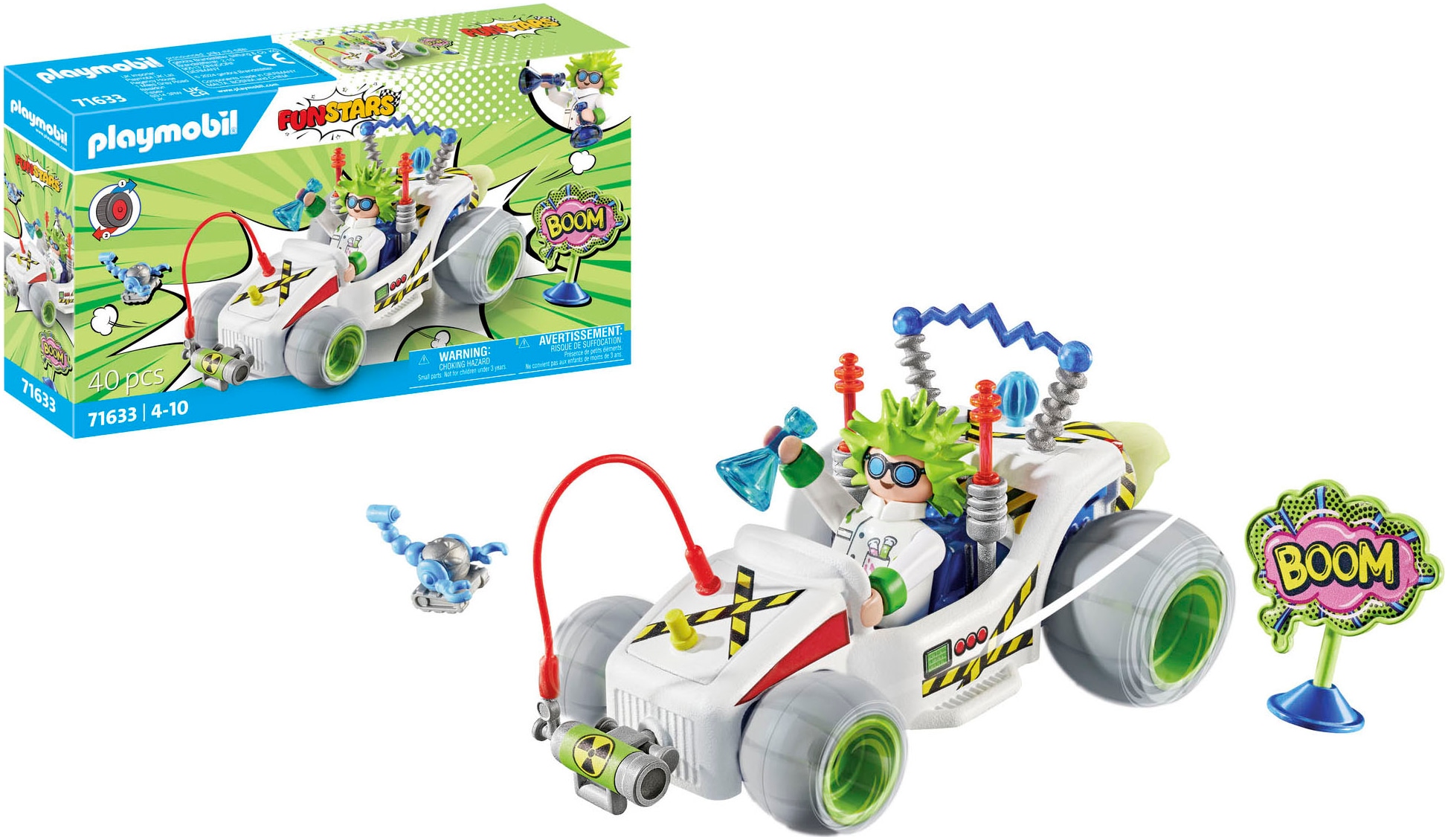 Playmobil® Jeu de construction »Rasender Professor (71633), Funstars« Made in Europe