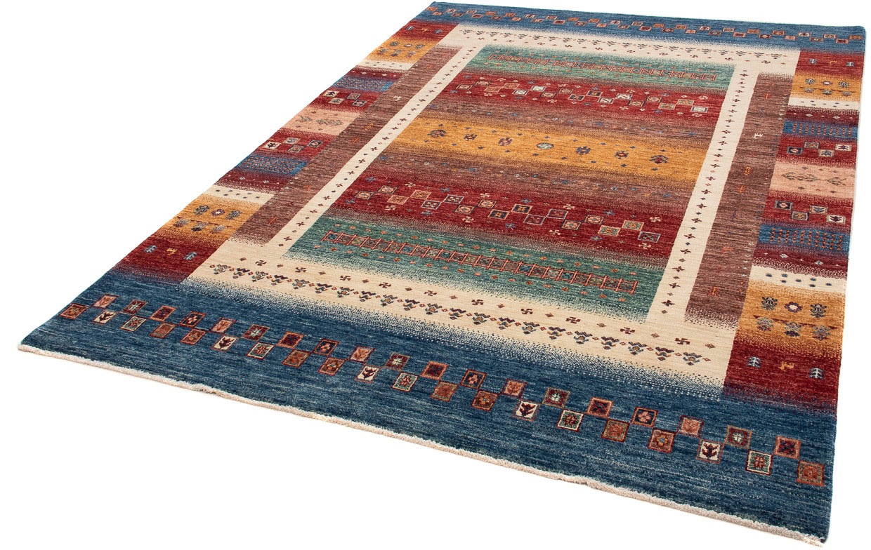 Image of morgenland Orientteppich »Ziegler - 240 x 174 cm - mehrfarbig«, rechteckig, 6 mm Höhe, Wohnzimmer, Handgeknüpft, Einzelstück mit Zertifikat bei Ackermann Versand Schweiz