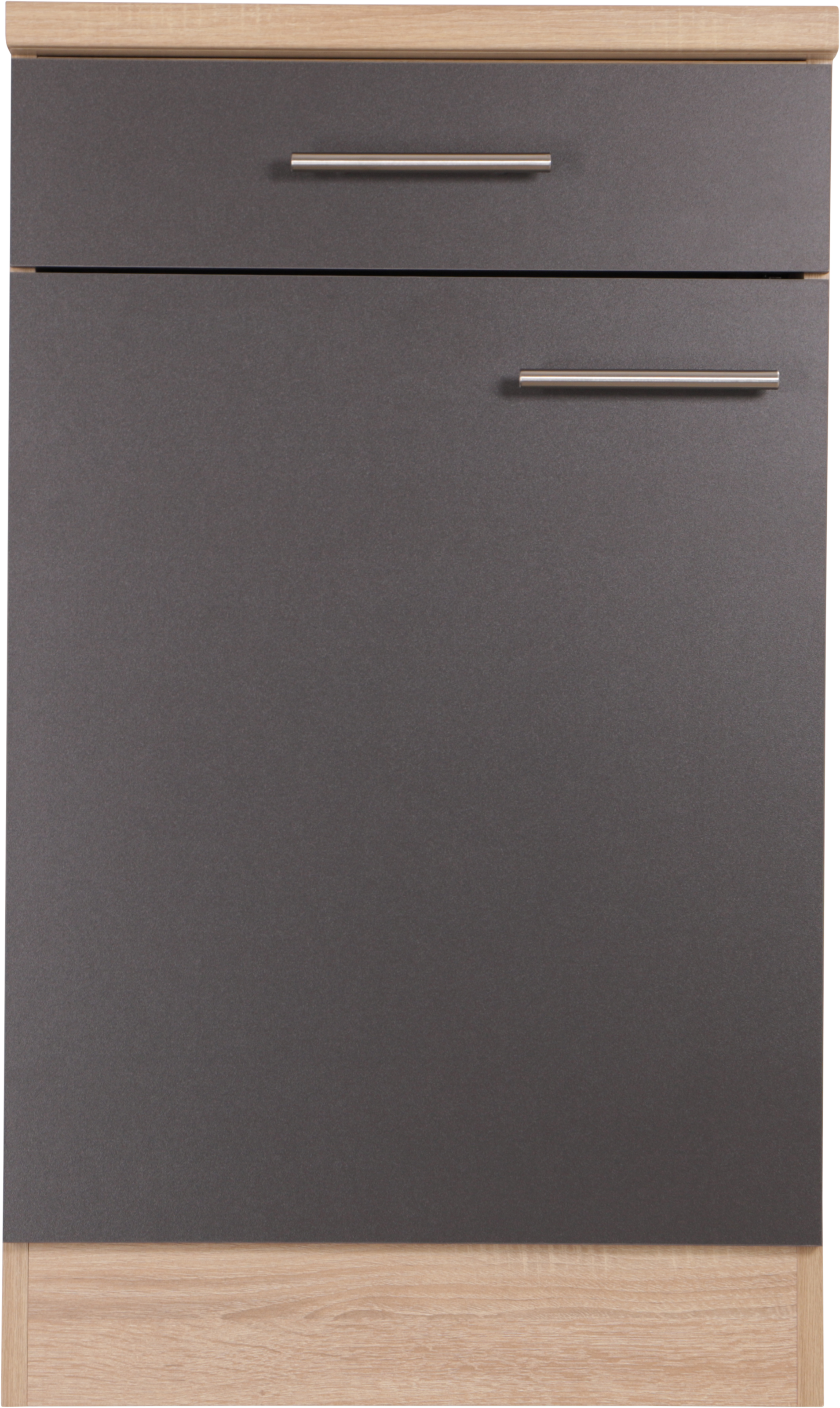 RESPEKTA Armoire basse »Merle« Breite 50 cm, Soft-Close, Griffe aus Metall, 85 cm Arbeitshöhe