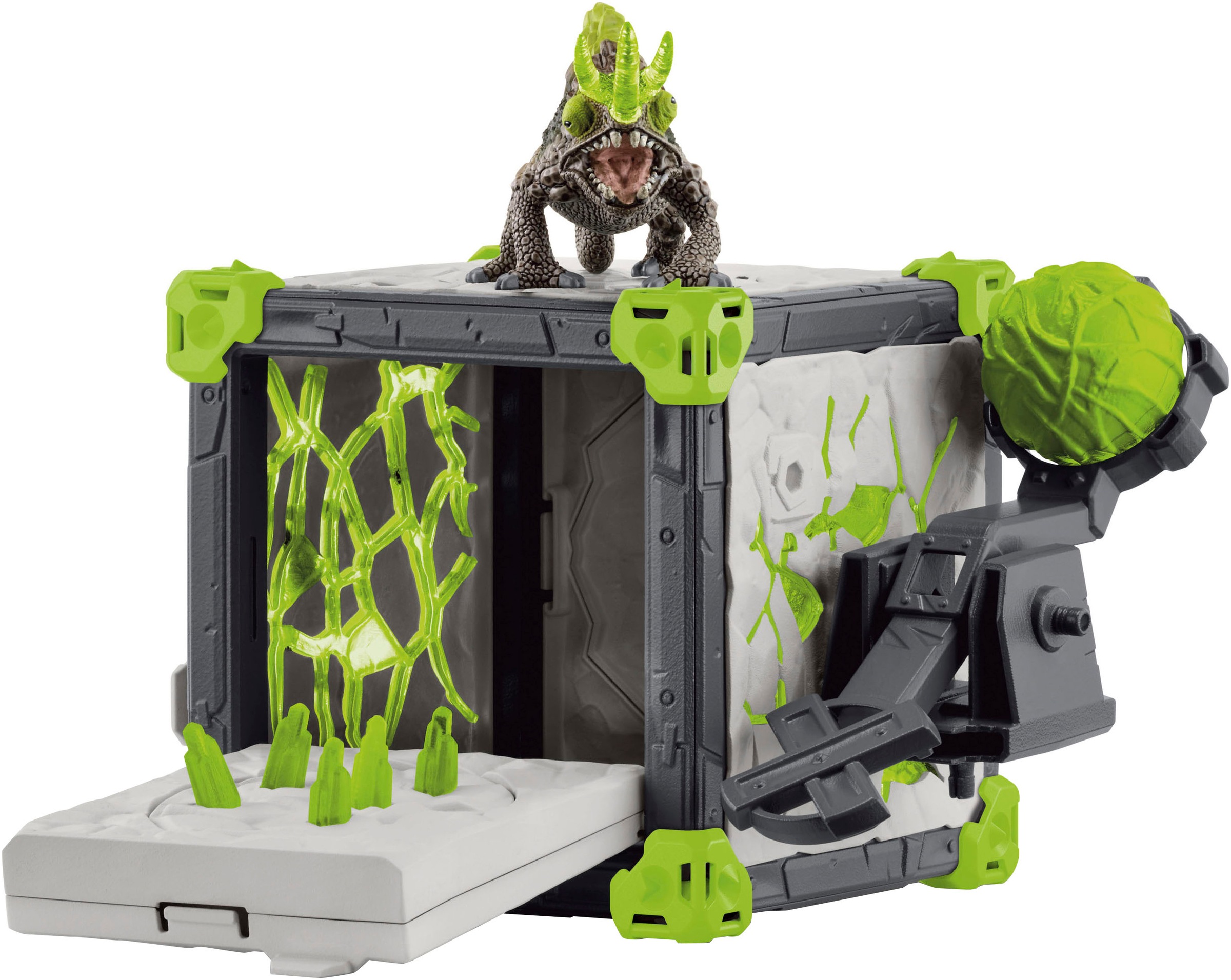 Schleich® Personnage de jeu »ELDRADOR® CREATURES, BattleCave Steinchamäleons (42677)«