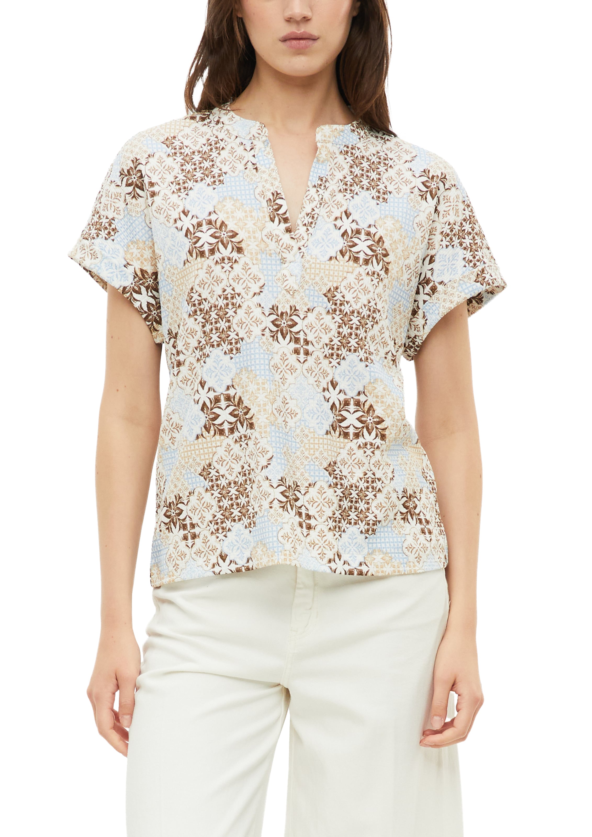 Image of s.Oliver Blusenshirt Kurzarm Sommerbluse