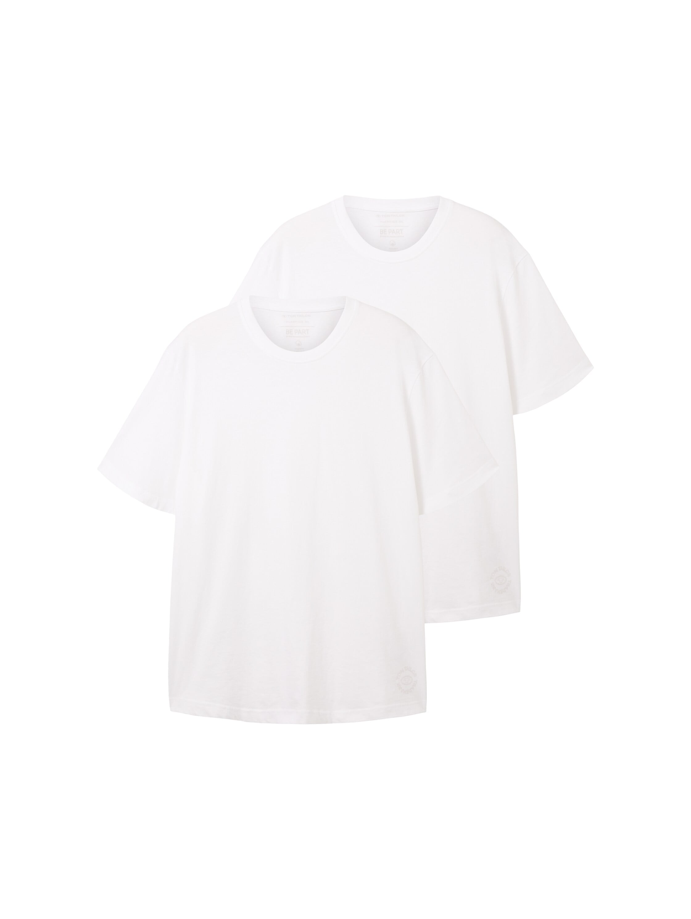 Image of TOM TAILOR PLUS T-Shirt 2 tlg. 2er Pack unifarben
