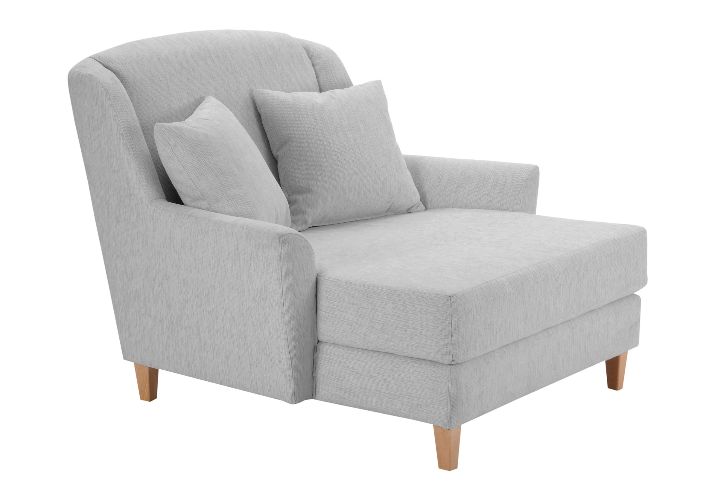 Image of Max Winzer® XXL-Sessel »Julia«, Struktur, mit naturfarbenen Holzfüssen bei Ackermann Versand Schweiz