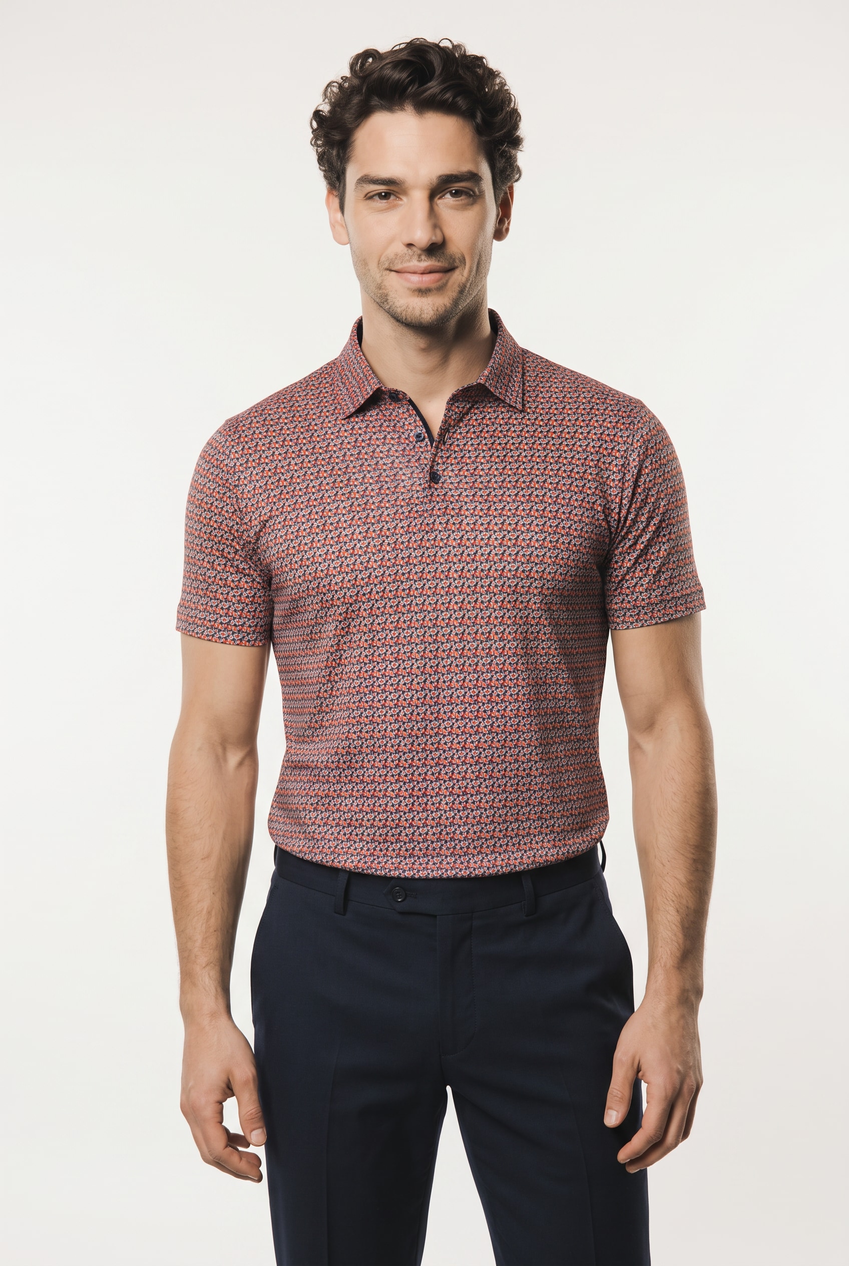 Image of DESOTO Poloshirt "Casual Polo Kent 1/2"