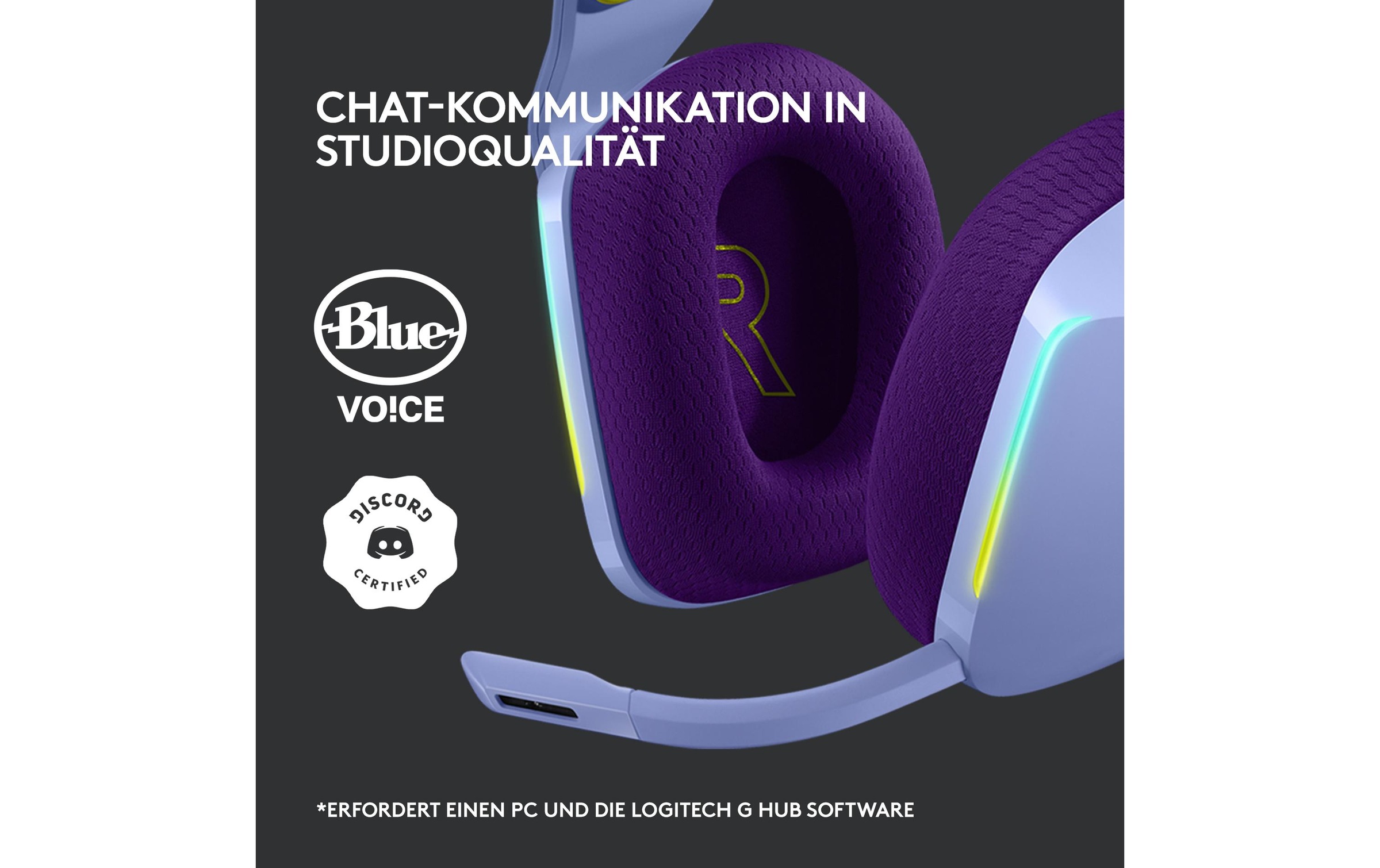 Logitech Gaming-Headset »G733 Lightspeed Lila«