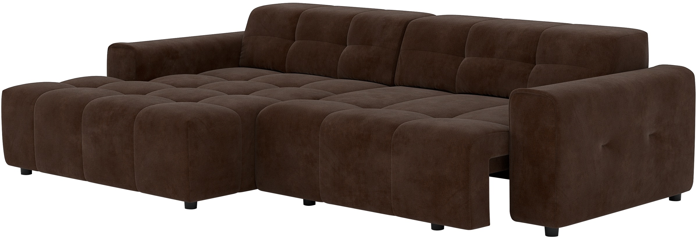 COTTA Ecksofa »Sento L-Form, Breite 280 cm, Chenille-Struktur«