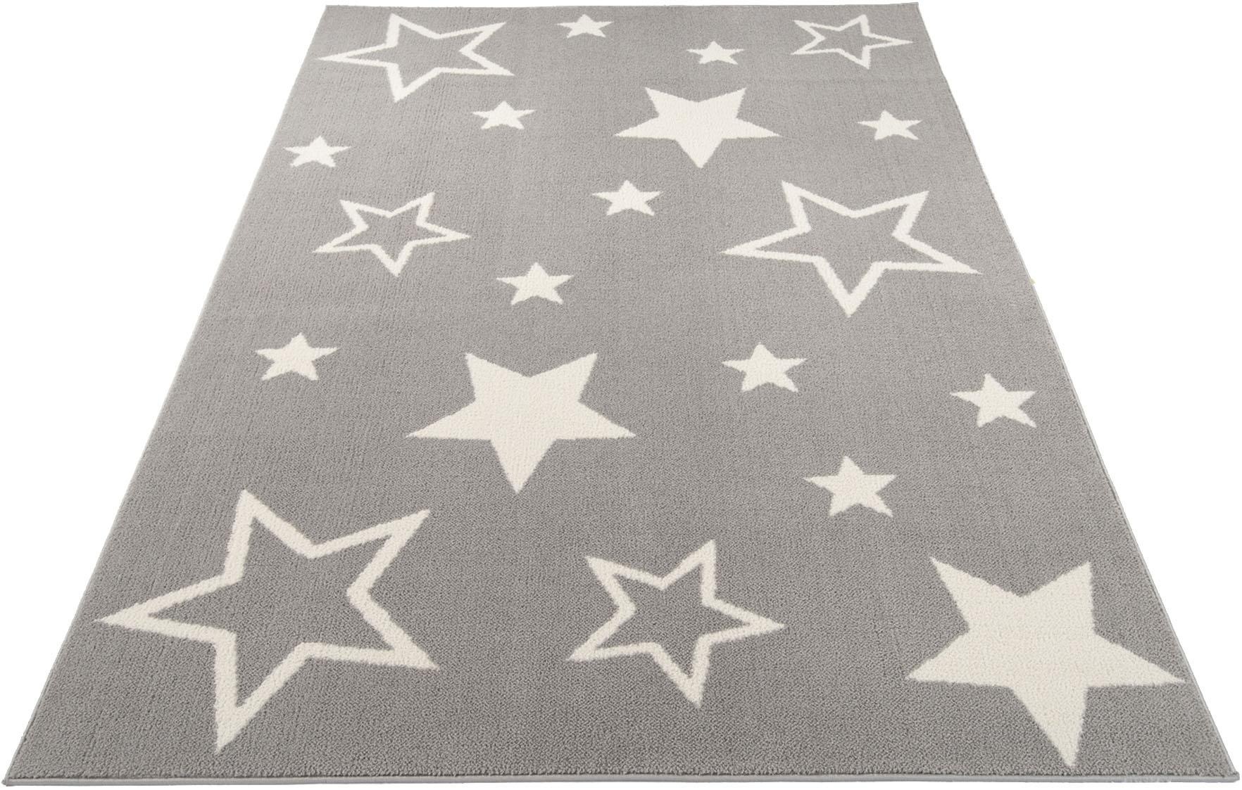 Image of OCI DIE TEPPICHMARKE Teppich »Kiddy Star«, rechteckig, 11 mm Höhe, Sterne, Kurzflor bei Ackermann Versand Schweiz
