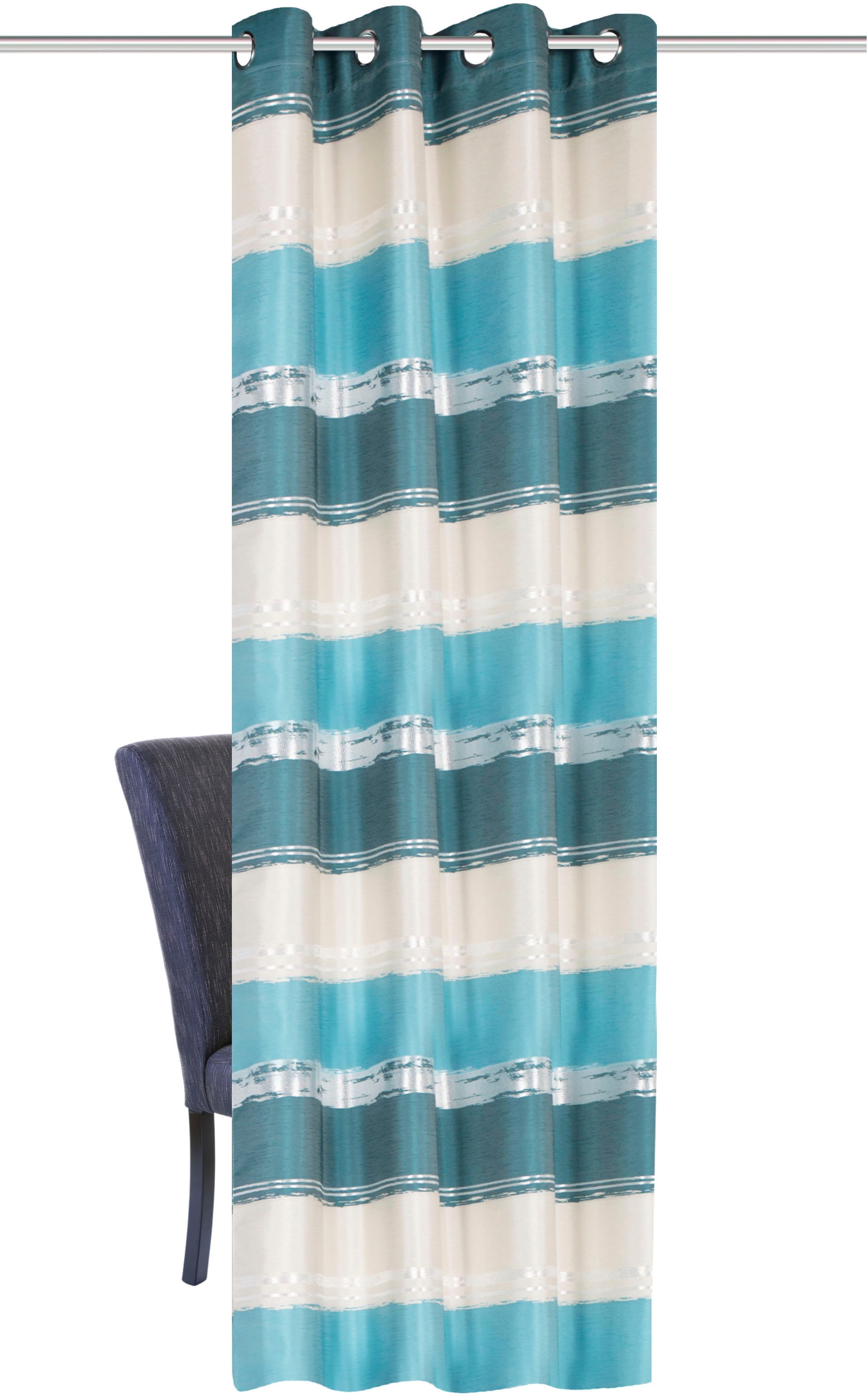 Image of HOME WOHNIDEEN Vorhang »MATIKA«, (1 St.), Ikat Optik bei Ackermann Versand Schweiz