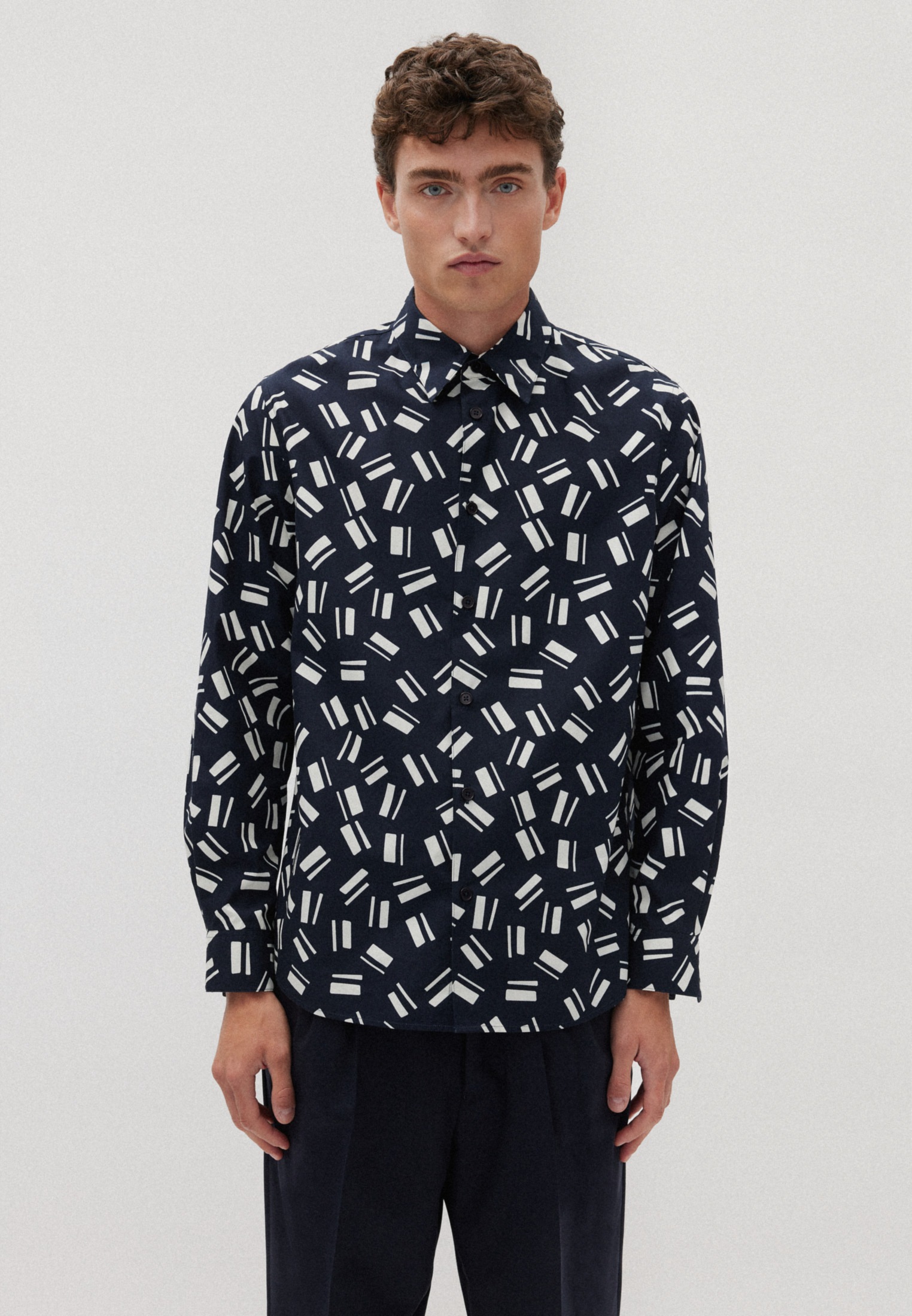 studio seidensticker Chemise d'affaires »Studio« Regular Langarm Kentkragen Druck
