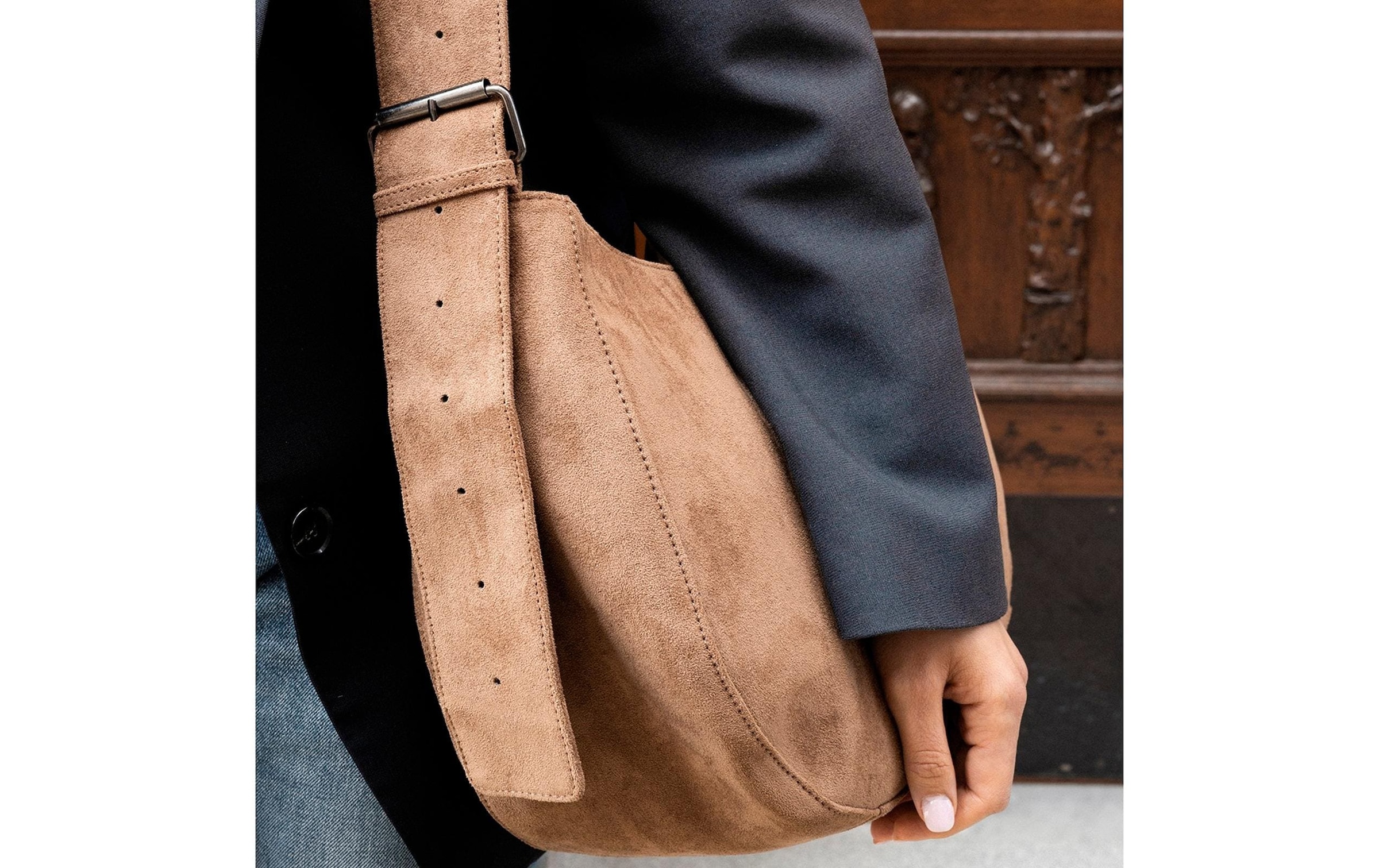   Wickeltasche »ELODIE Moon Bag Caramel Brown«