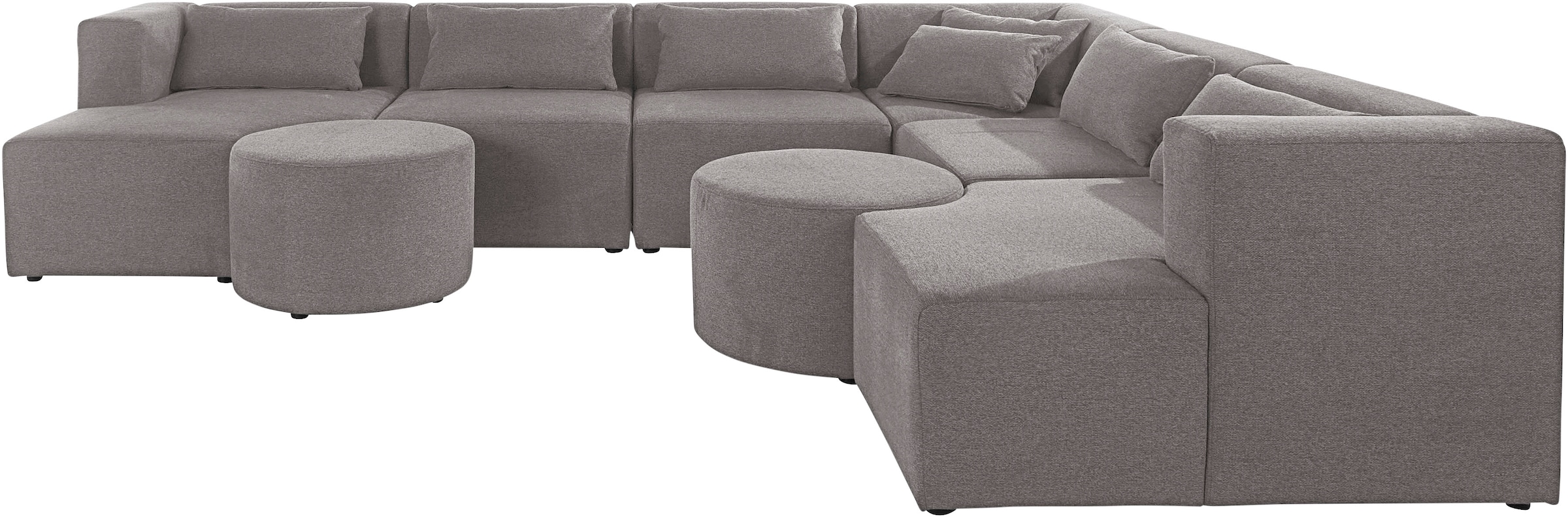 Leonique Ecksofa »Alexane L-Form« zusammengesetzt aus Modulen, in vielen Bezugsqualitäten und Farben