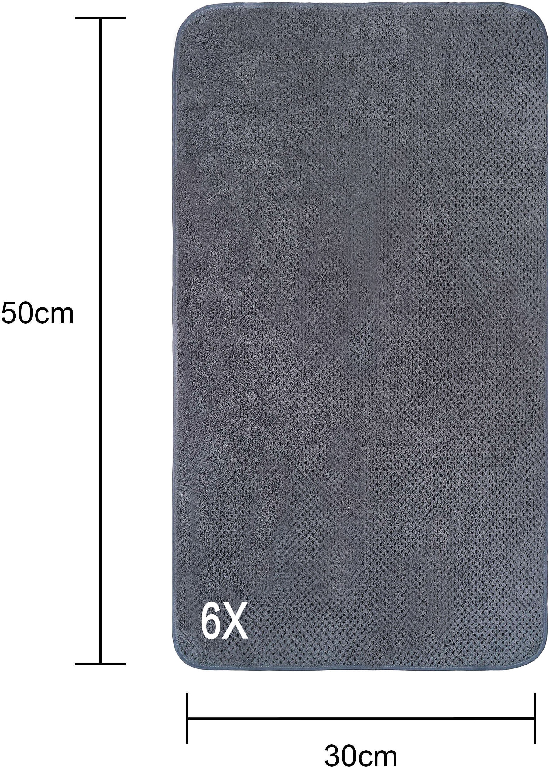 GOODproduct Serviettes »Parris, diverse Grössen, ideal als Sporthandtuch, Reisehandtuch« sehr leicht, kompakt, schnelltrocknend, Mikrofaser, mit Waffelmuster