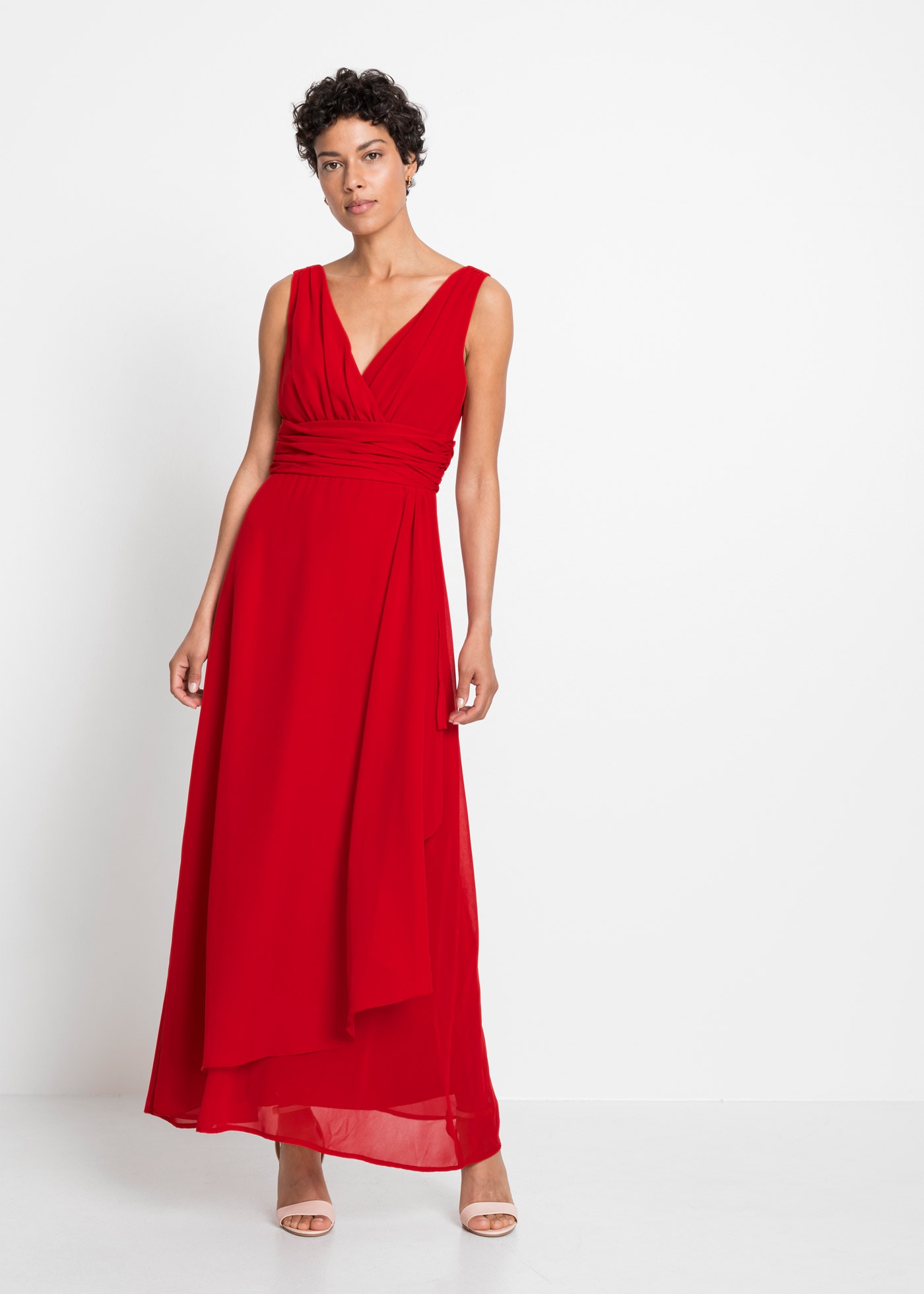 Image of bonprix Chiffonkleid 1 tlg. tlg. für Abiball, Festtage und Hochzeiten, aus feinem Chiffon