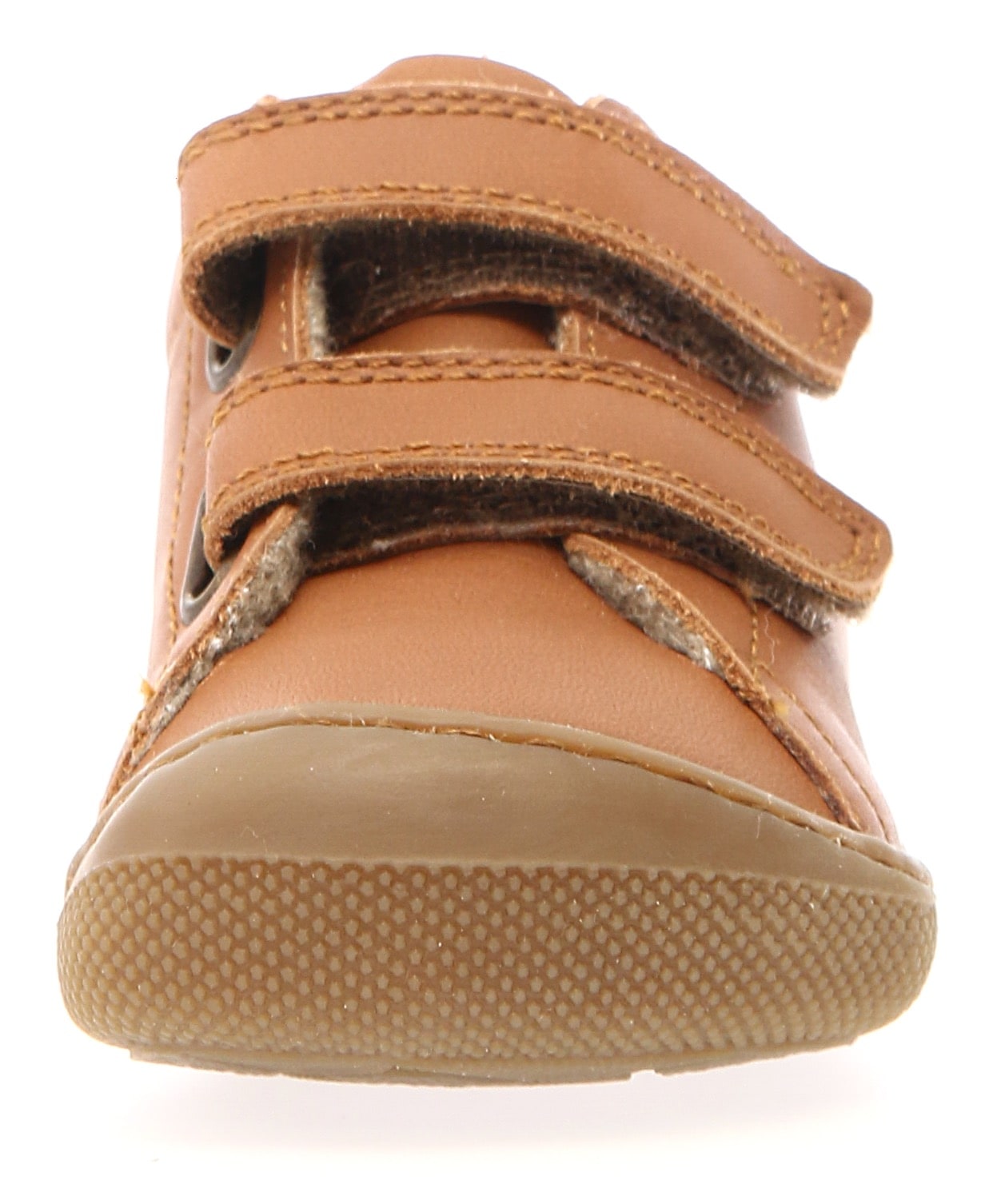 Naturino Chaussures de marche »Amur«  chaussure bébé, chaussure à scratch avec doublure en laine, gabarit de taille à télécharger